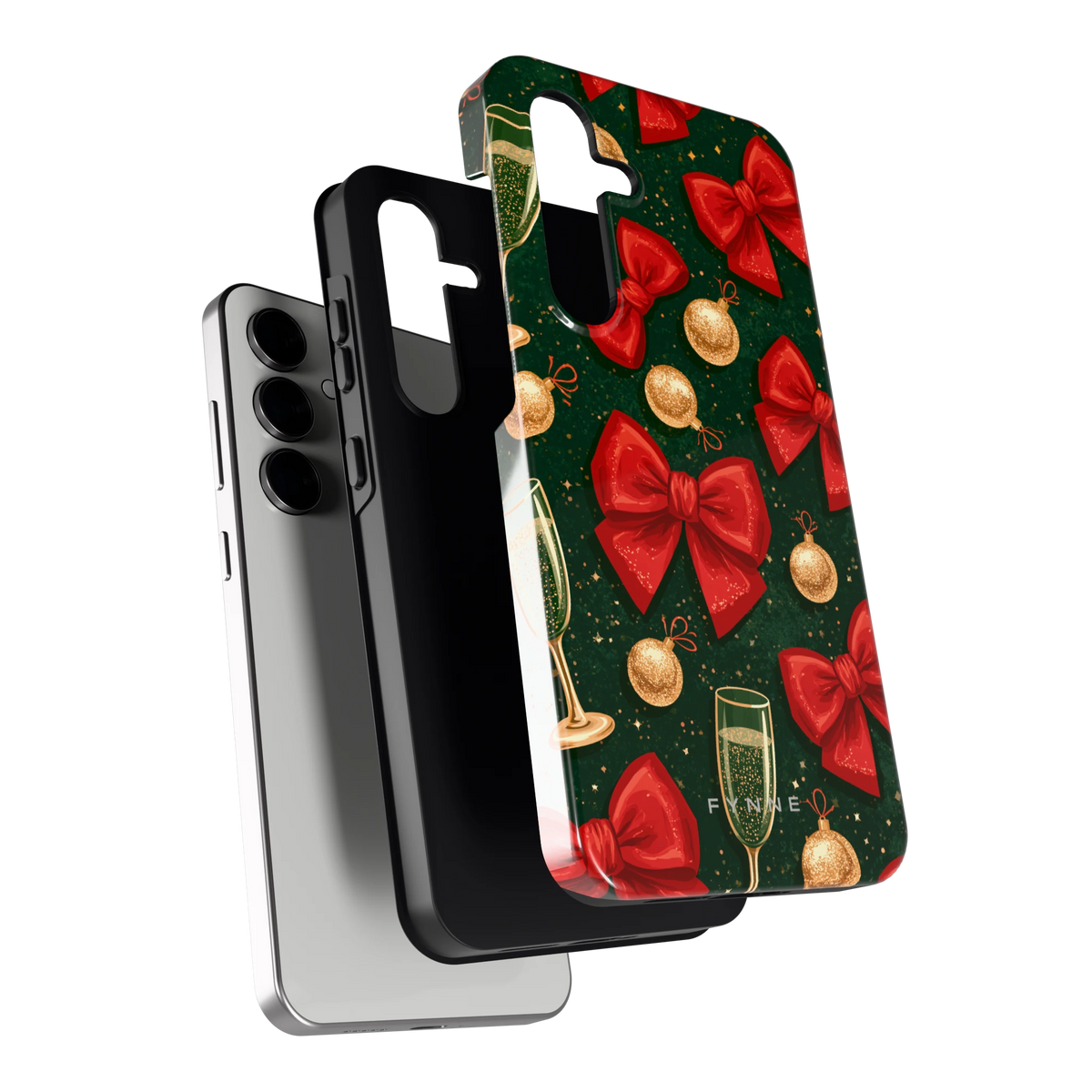 Strikken en bubbels hoesje voor Galaxy S24 FE, los van de telefoon