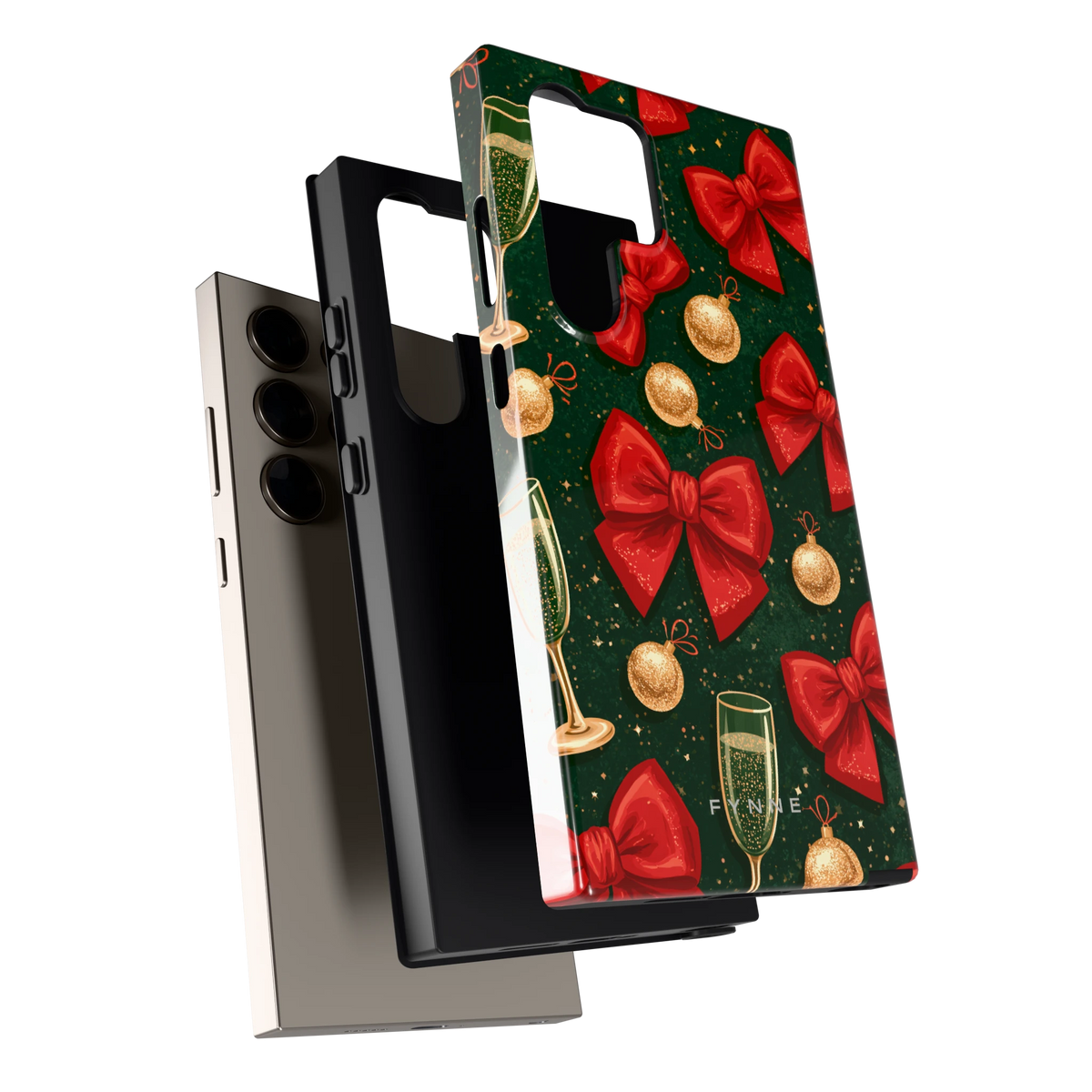Strikken en bubbels hoesje voor Galaxy S24 Ultra, los van de telefoon