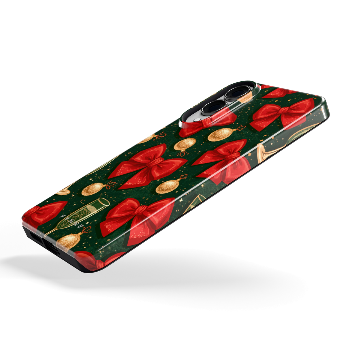 Strikken en bubbels hoesje voor Galaxy S25 Edge, schuin