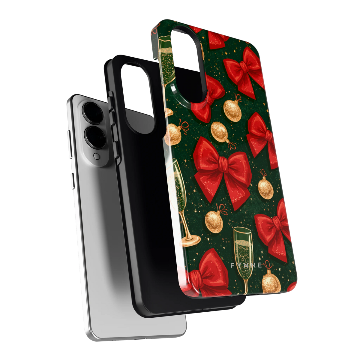 Strikken en bubbels hoesje voor Galaxy S25 Edge, los van de telefoon