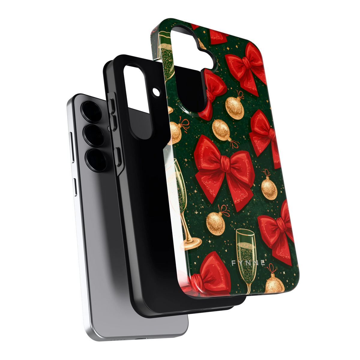 Strikken en bubbels hoesje voor Galaxy S25, los van de telefoon