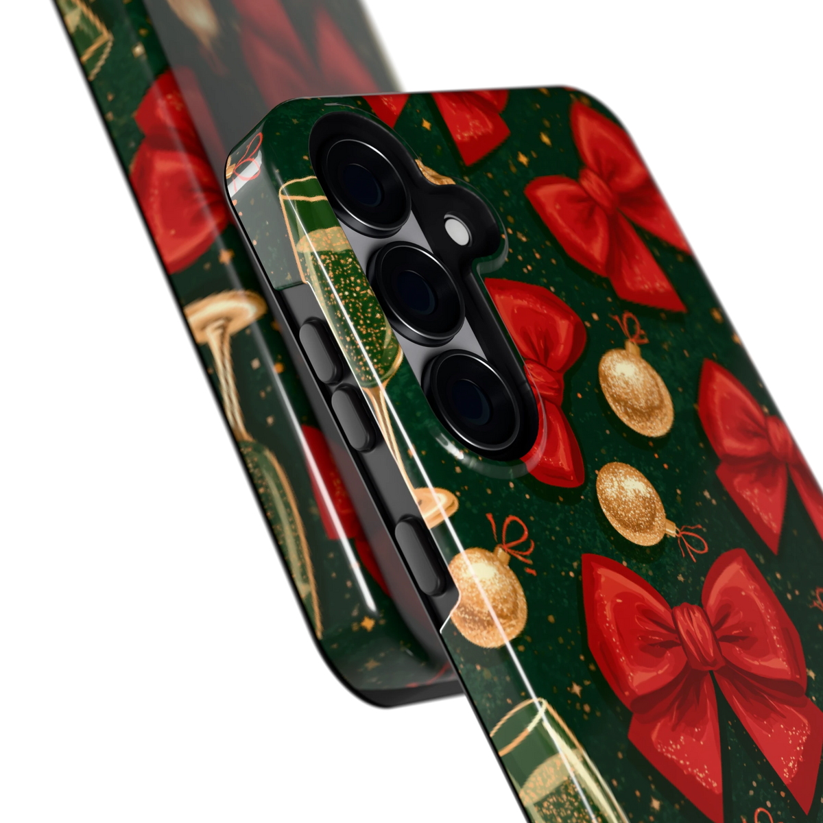 Strikken en bubbels hoesje voor Galaxy S25+, close-up