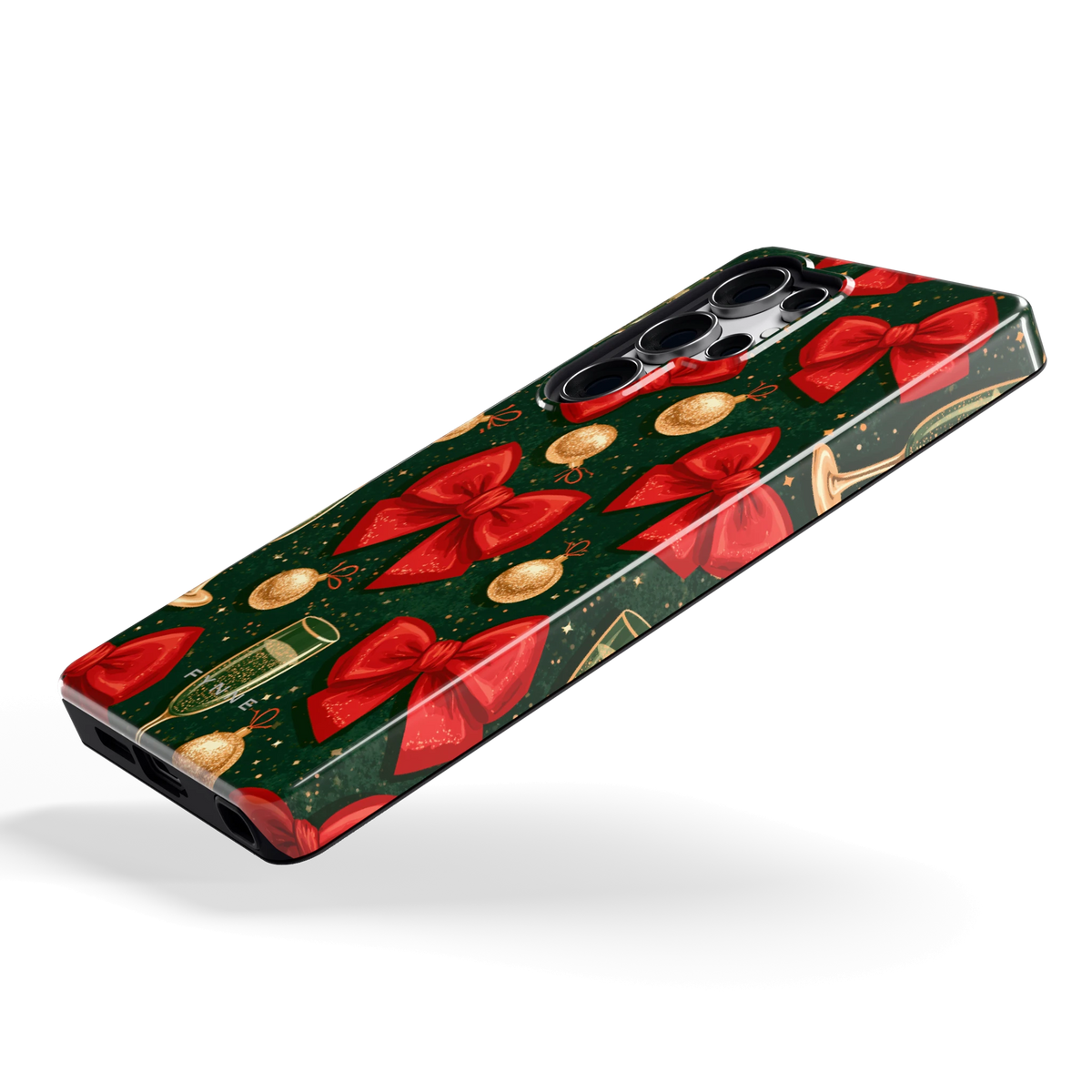 Strikken en bubbels hoesje voor Galaxy S25 Ultra, schuin