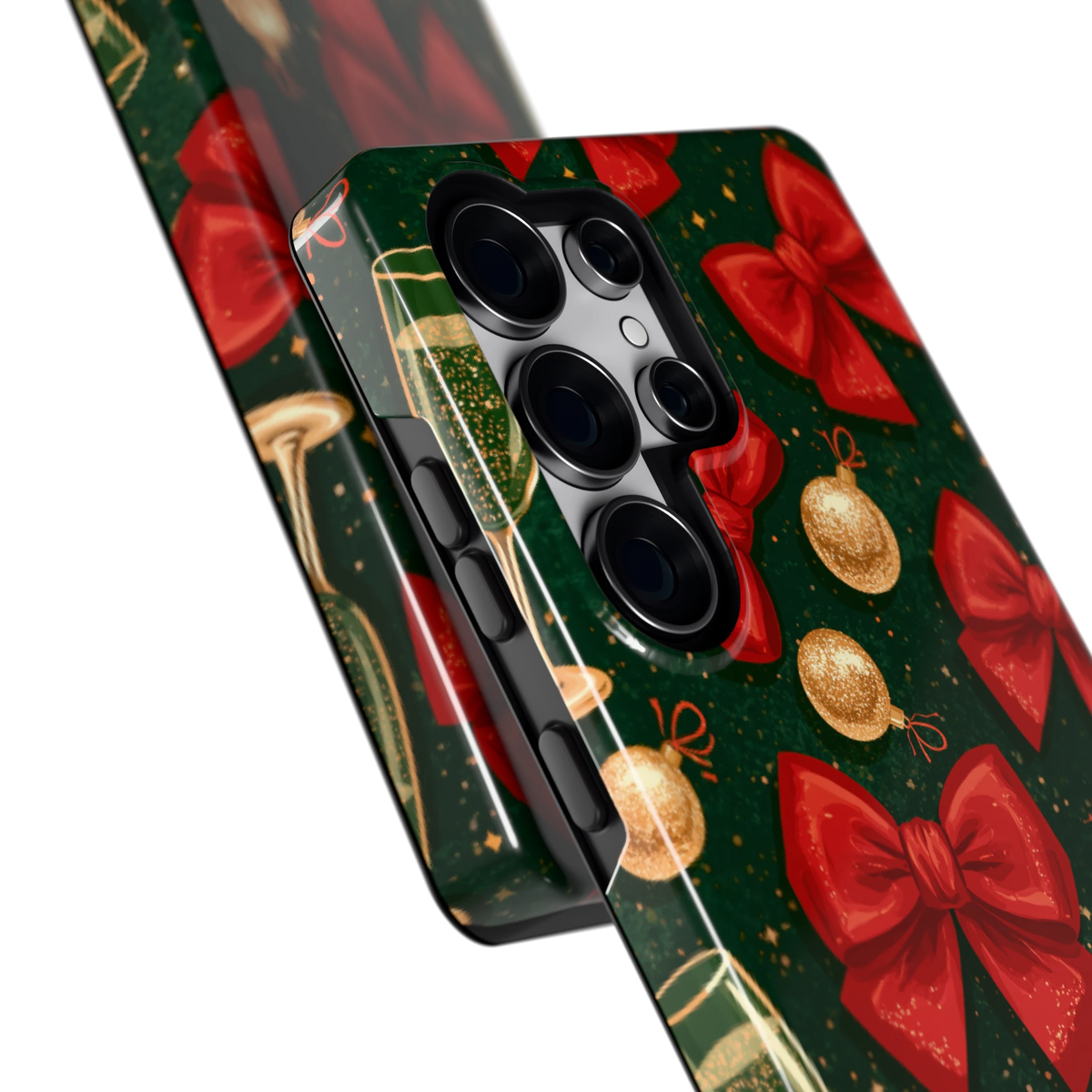 Strikken en bubbels hoesje voor Galaxy S25 Ultra, close-up