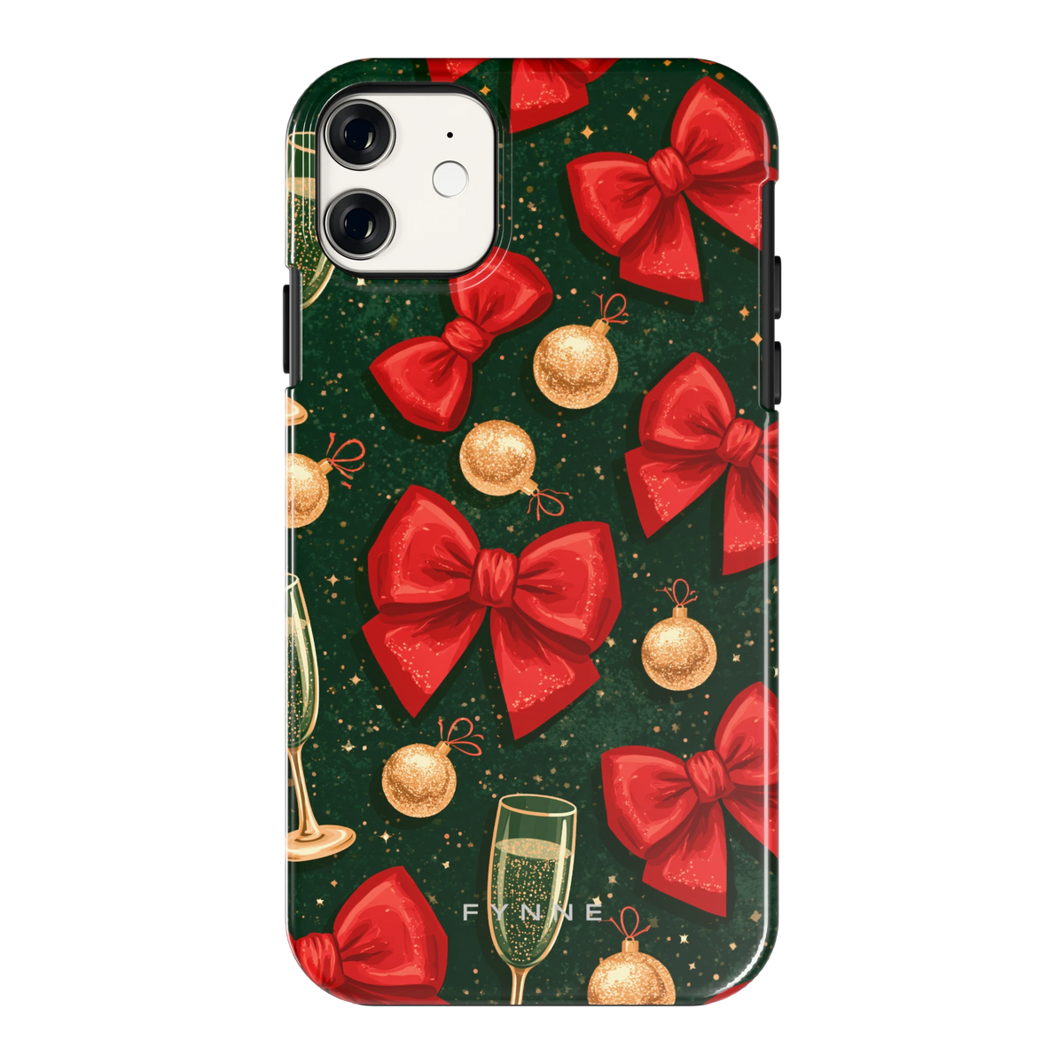 Strikken en bubbels hoesje voor iPhone 11, achterkant