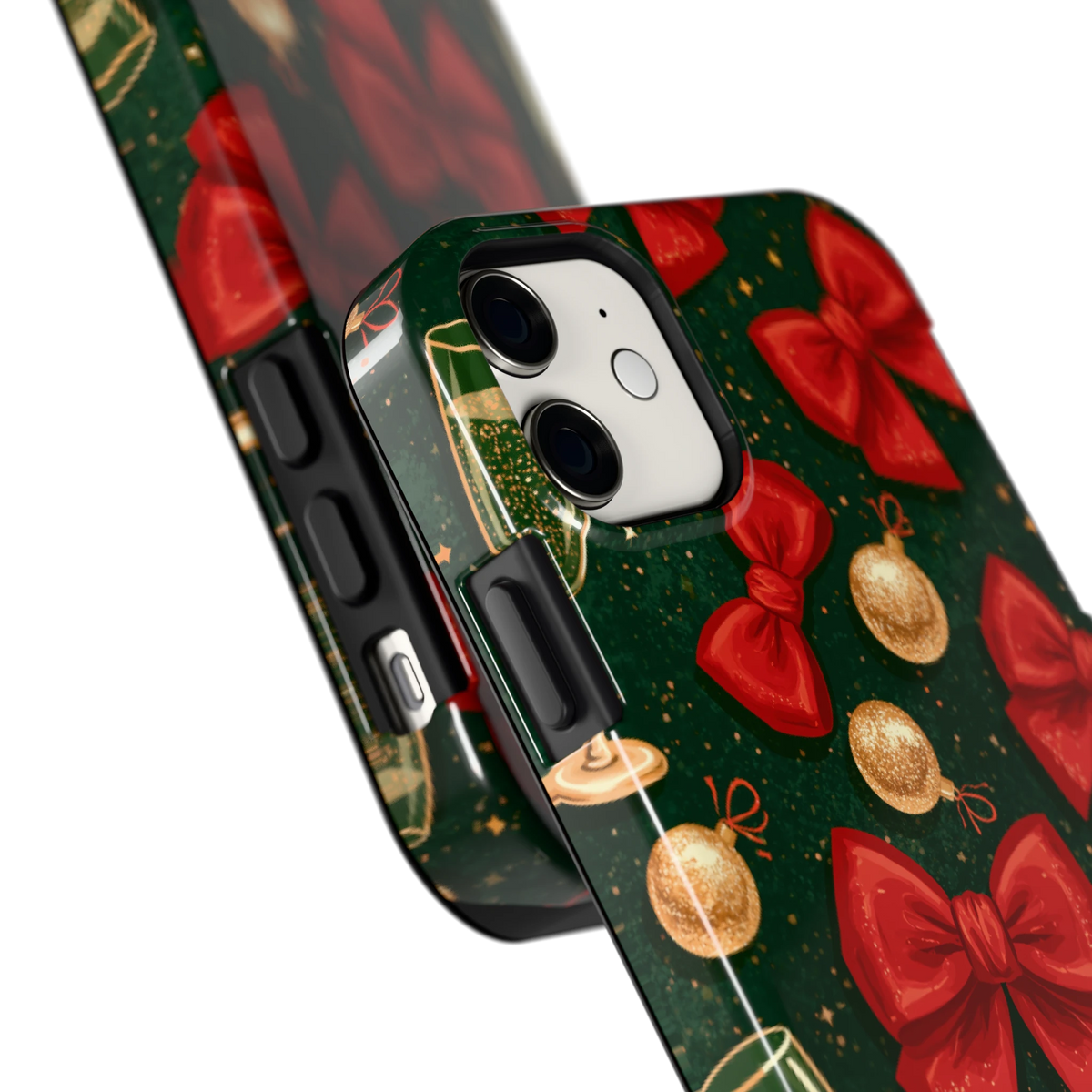 Strikken en bubbels hoesje voor iPhone 11, close-up