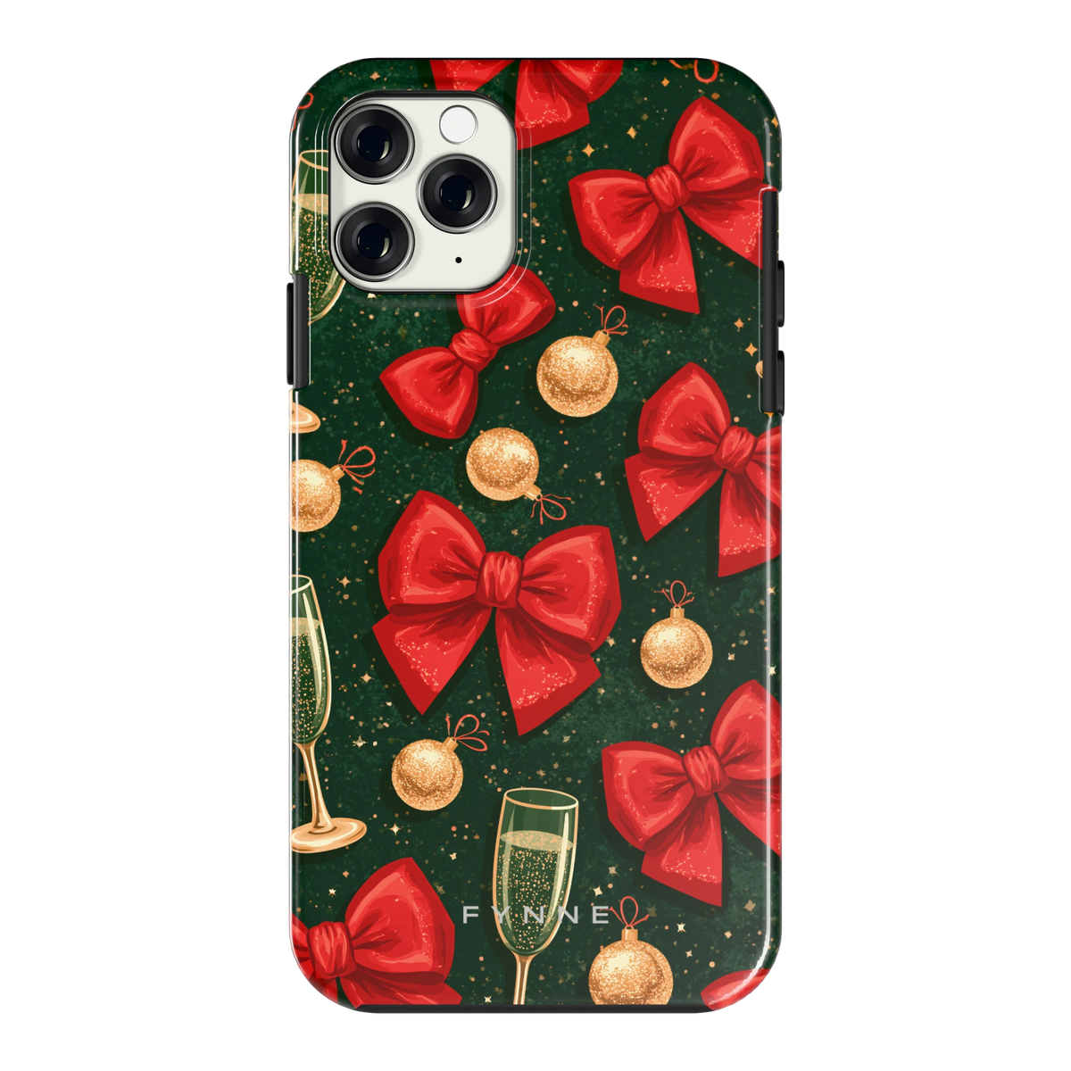 Strikken en bubbels hoesje voor iPhone 11 Pro, achterkant