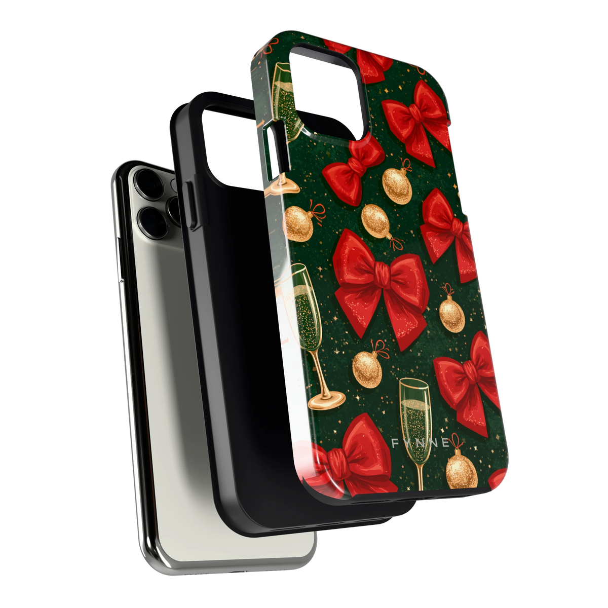 Strikken en bubbels hoesje voor iPhone 11 Pro, los van de telefoon