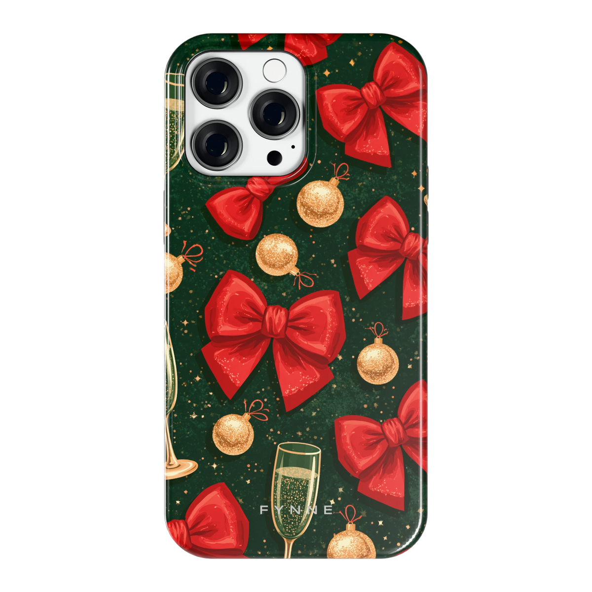 Strikken en bubbels hoesje voor iPhone 14 Pro Max, achterkant