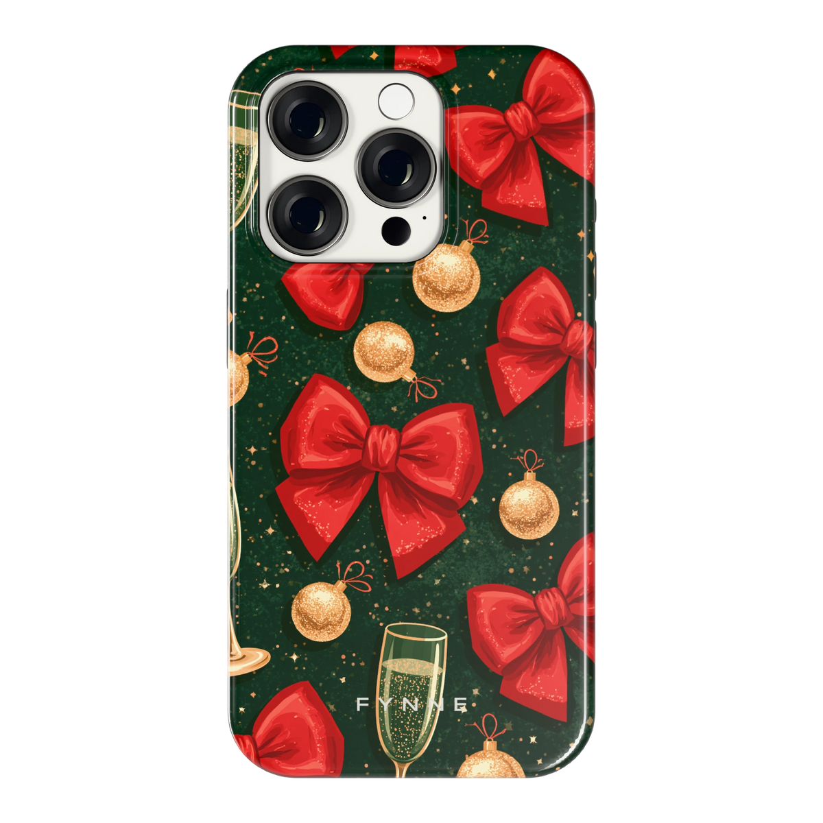Strikken en bubbels hoesje voor iPhone 15 Pro, achterkant