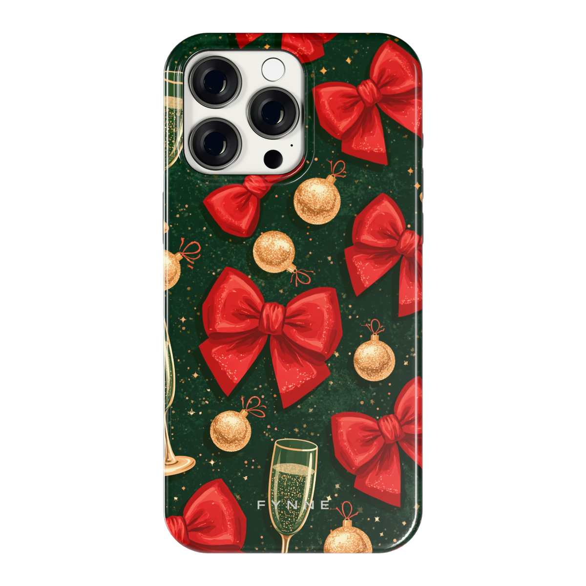 Strikken en bubbels hoesje voor iPhone 15 Pro Max, achterkant