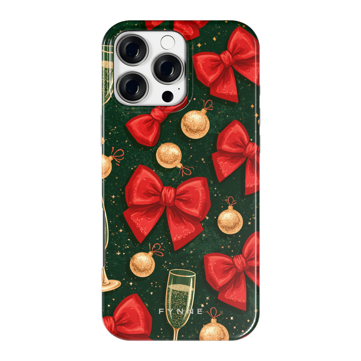 Strikken en bubbels hoesje voor iPhone 16 Pro Max, achterkant