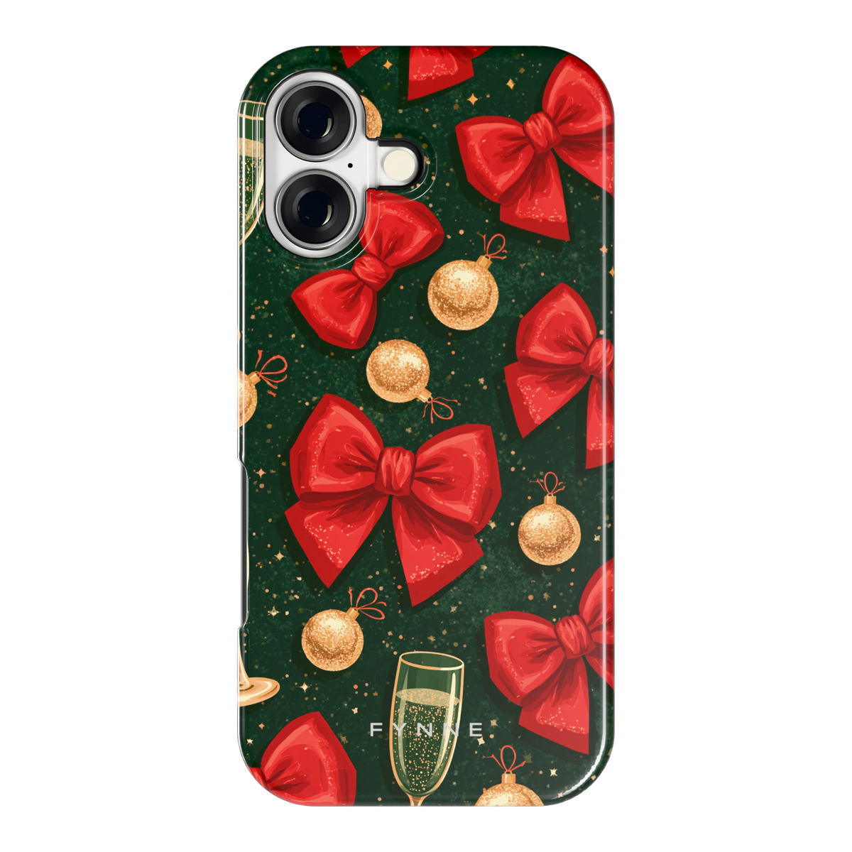 Strikken en bubbels hoesje voor iPhone 17, achterkant