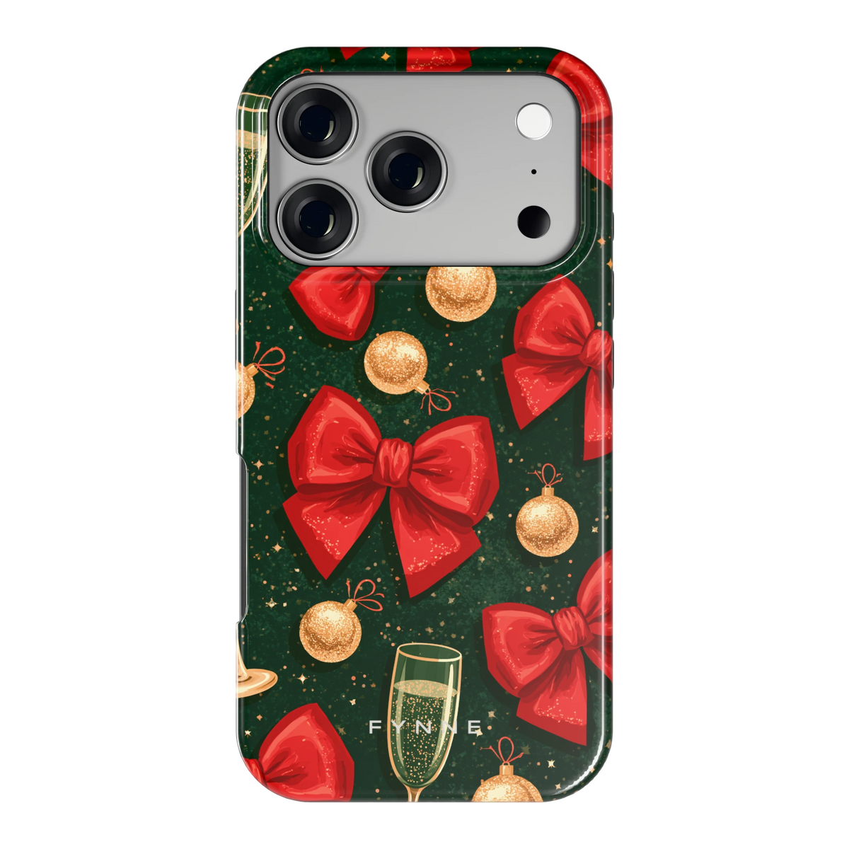 Strikken en bubbels hoesje voor iPhone 17 Pro, achterkant