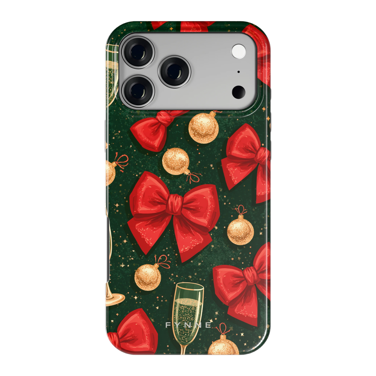 Strikken en bubbels hoesje voor iPhone 17 Pro Max, achterkant