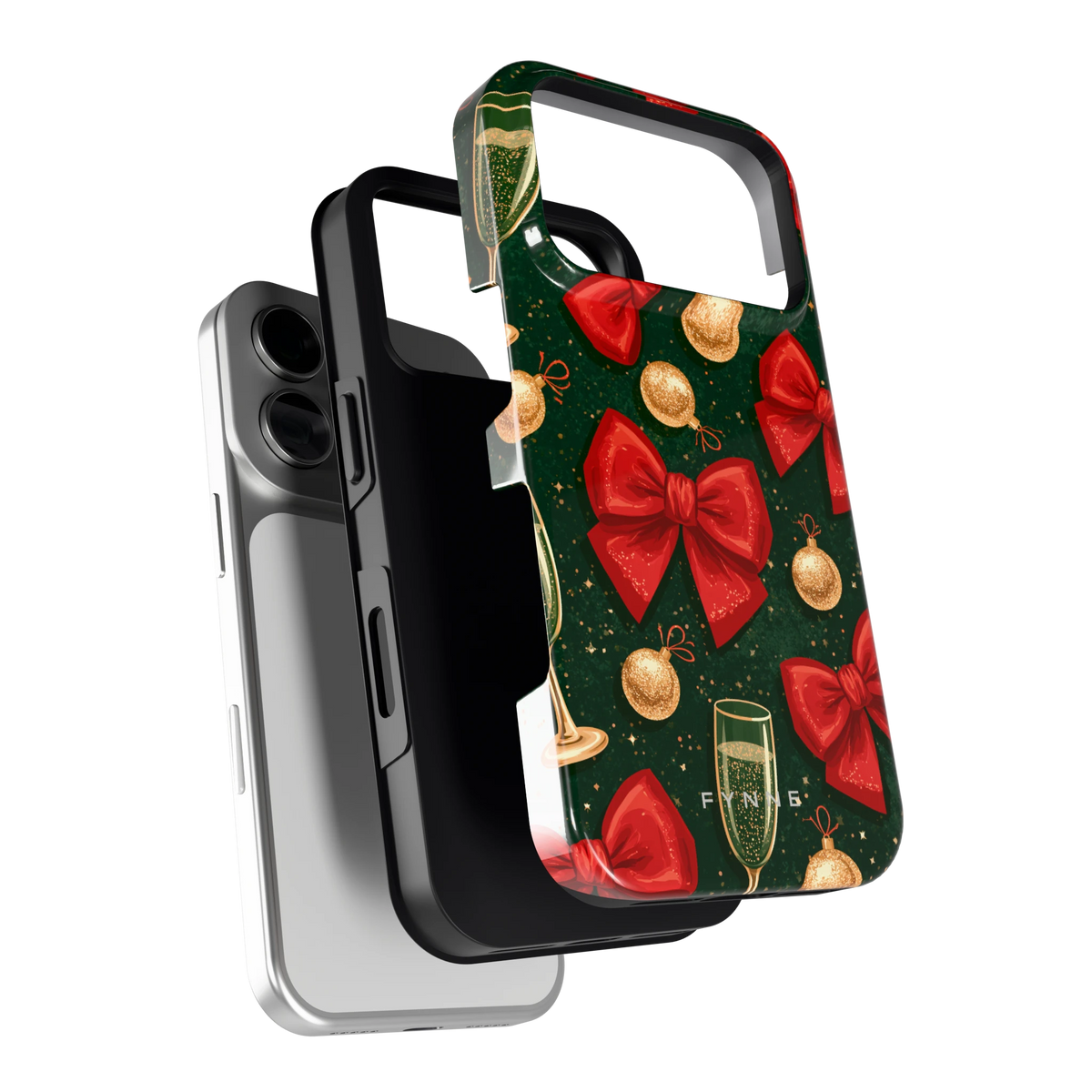 Strikken en bubbels hoesje voor iPhone 18 Pro, los van de telefoon