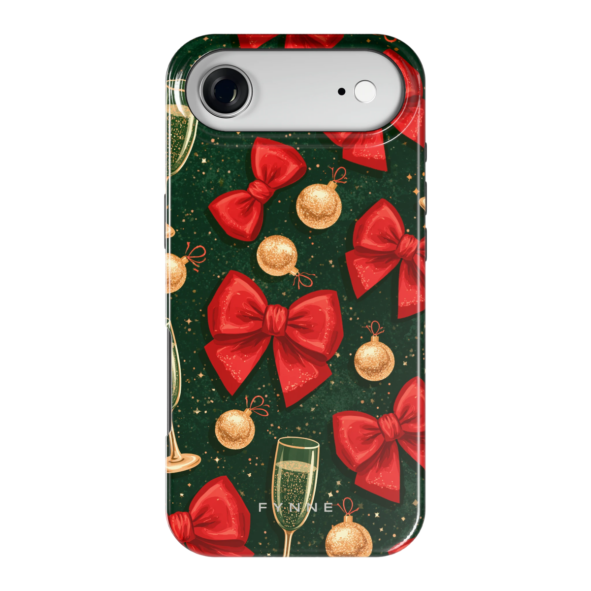 Strikken en bubbels hoesje voor iPhone Air, achterkant