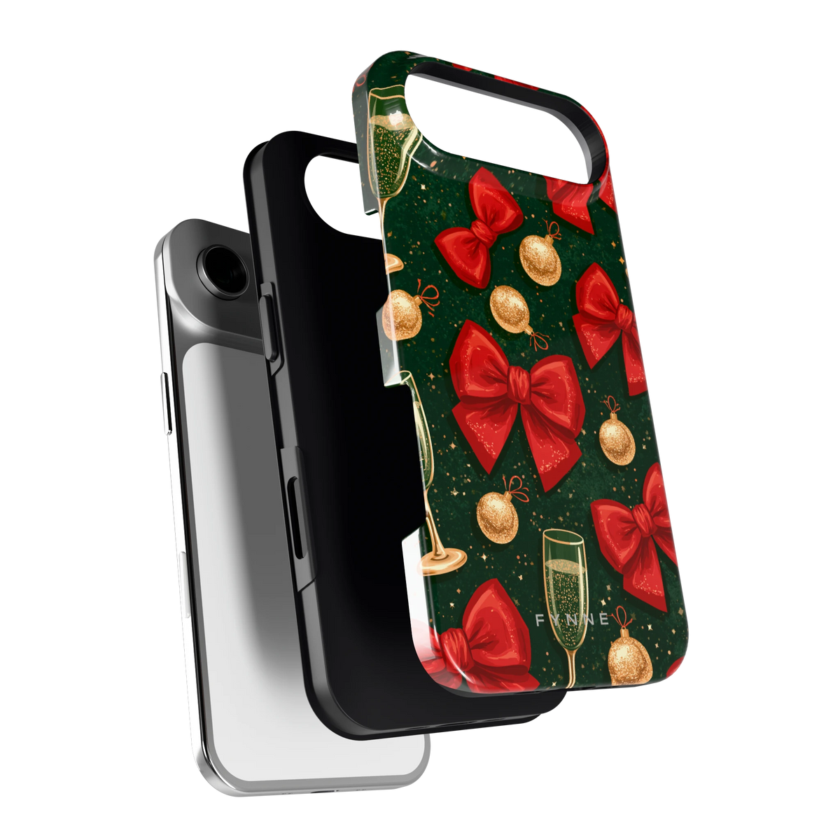 Strikken en bubbels hoesje voor iPhone Air, los van de telefoon