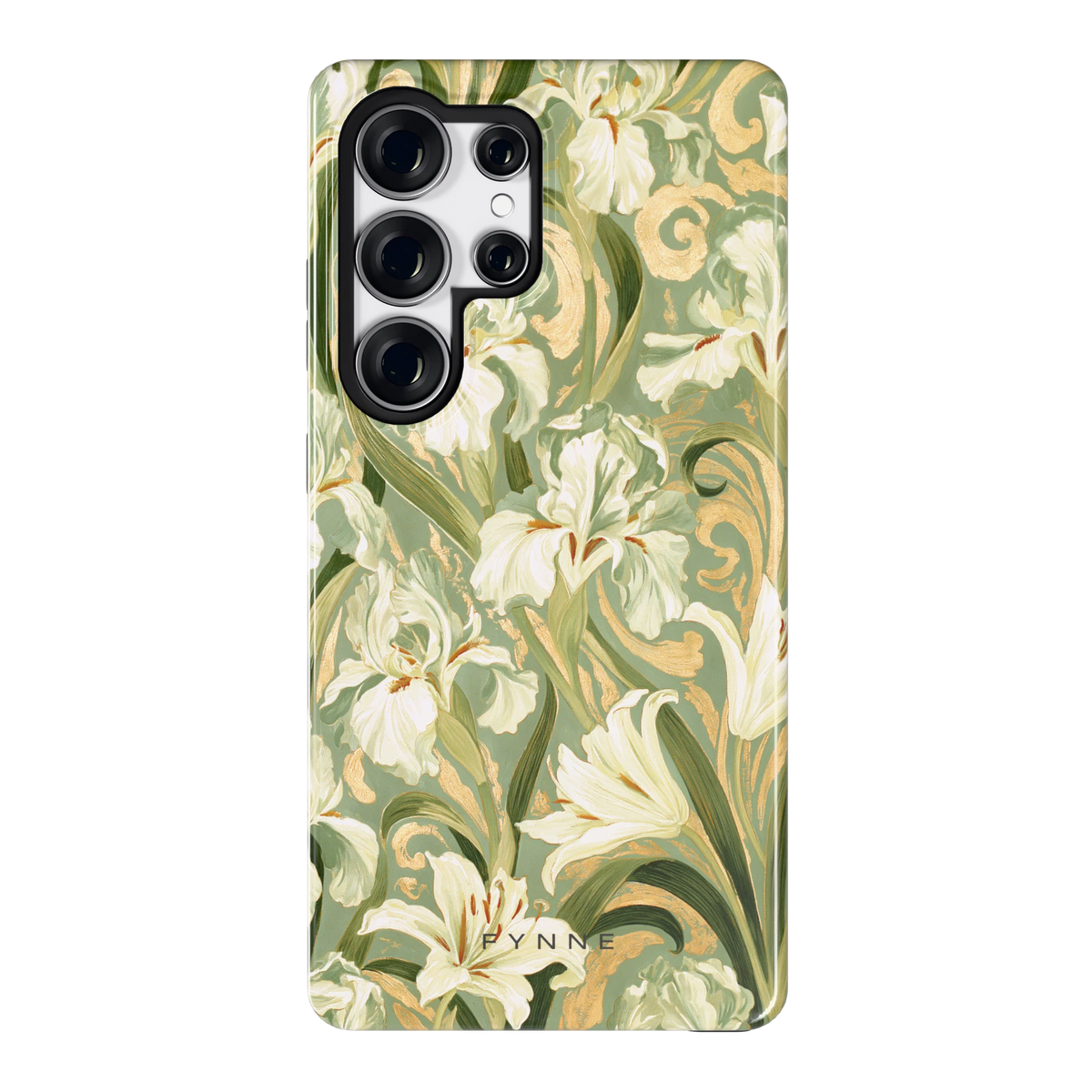 Verguld Irissenveld hoesje voor Galaxy S25 Ultra, achterkant