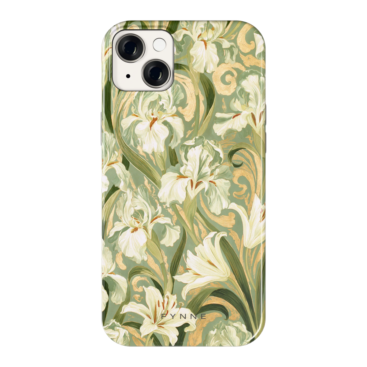 Verguld Irissenveld hoesje voor iPhone 14 Plus, achterkant
