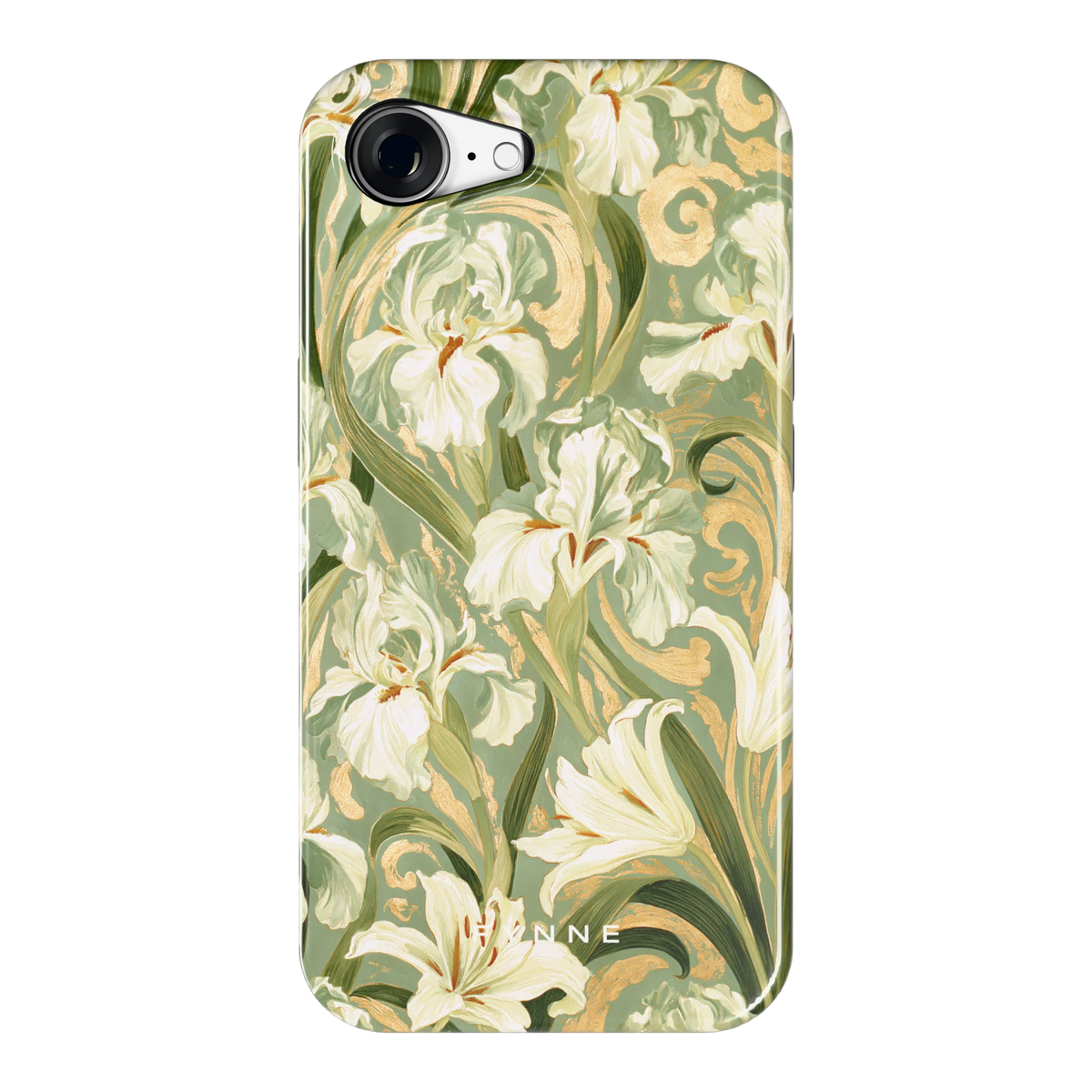 Verguld Irissenveld hoesje voor iPhone 16e, achterkant
