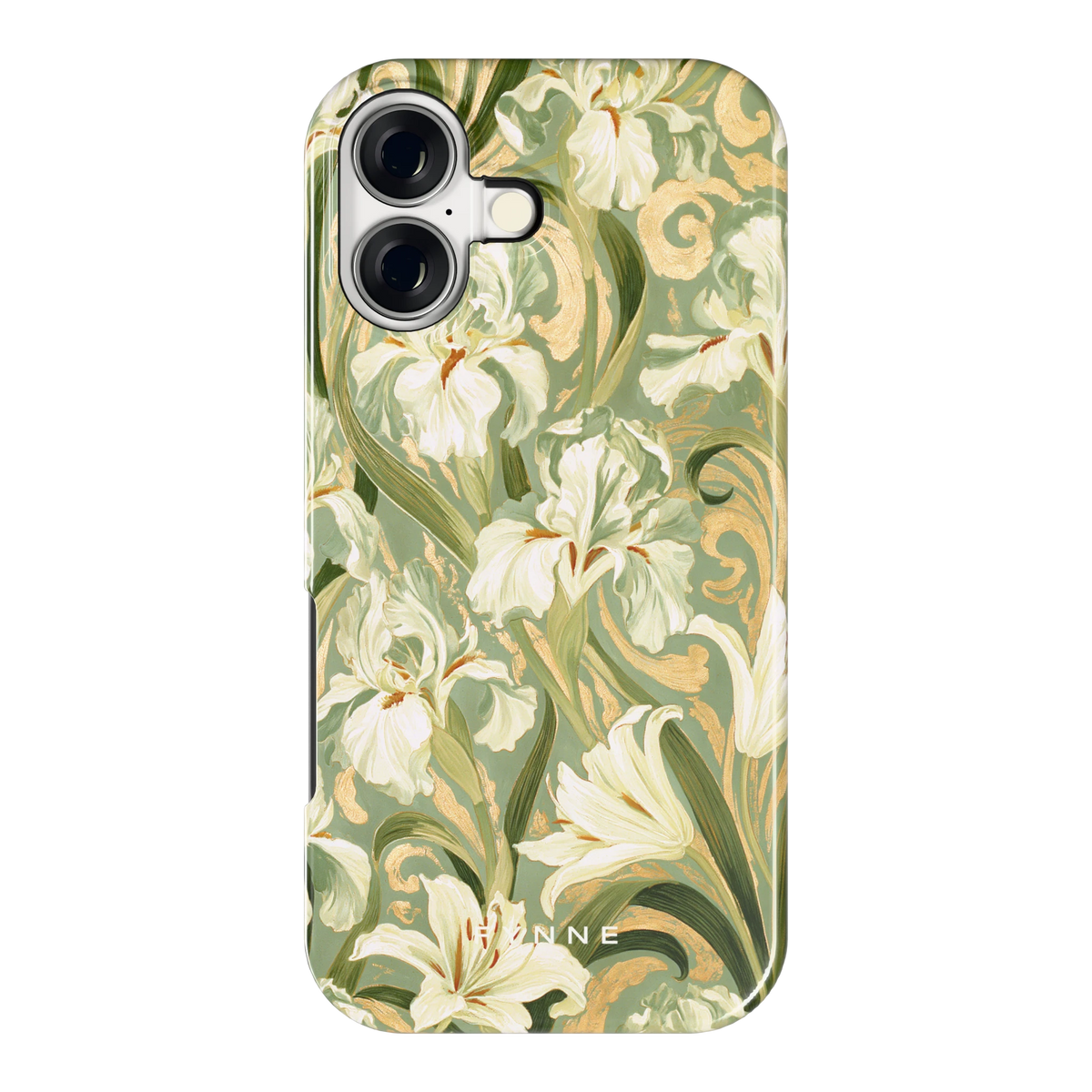 Verguld Irissenveld hoesje voor iPhone 17, achterkant