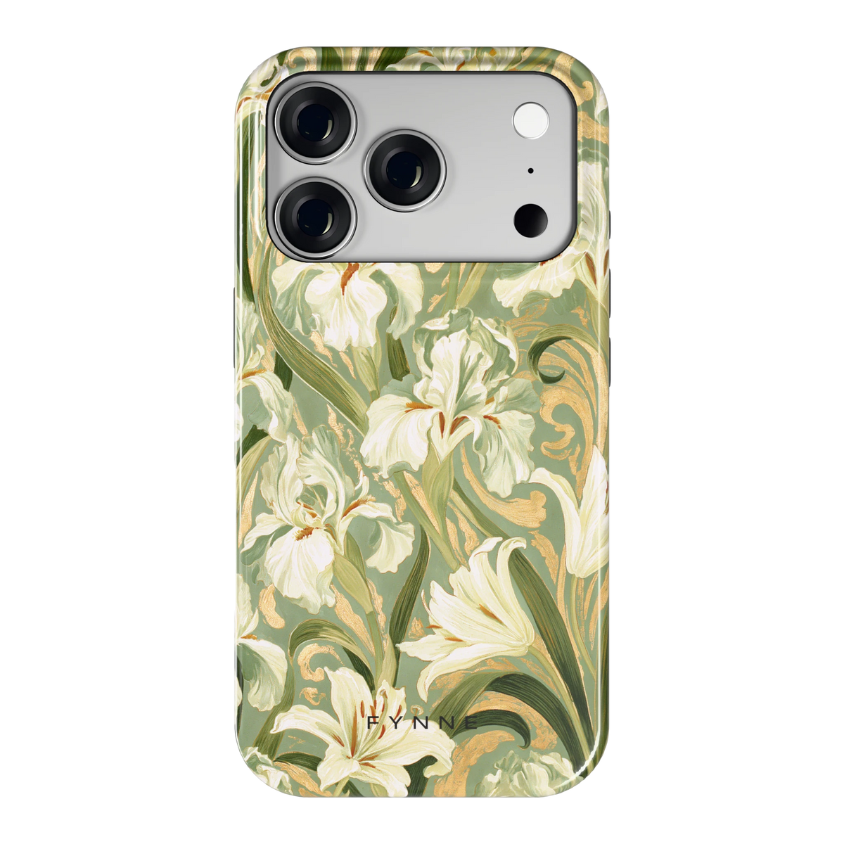 Verguld Irissenveld hoesje voor iPhone 18 Pro, achterkant