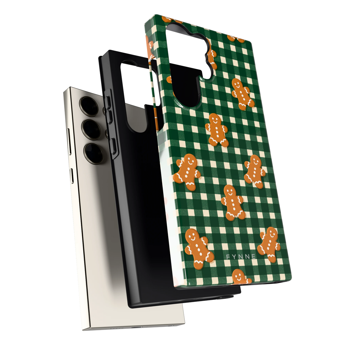 Peperkoek Ruit hoesje voor Galaxy S23 Ultra, los van de telefoon