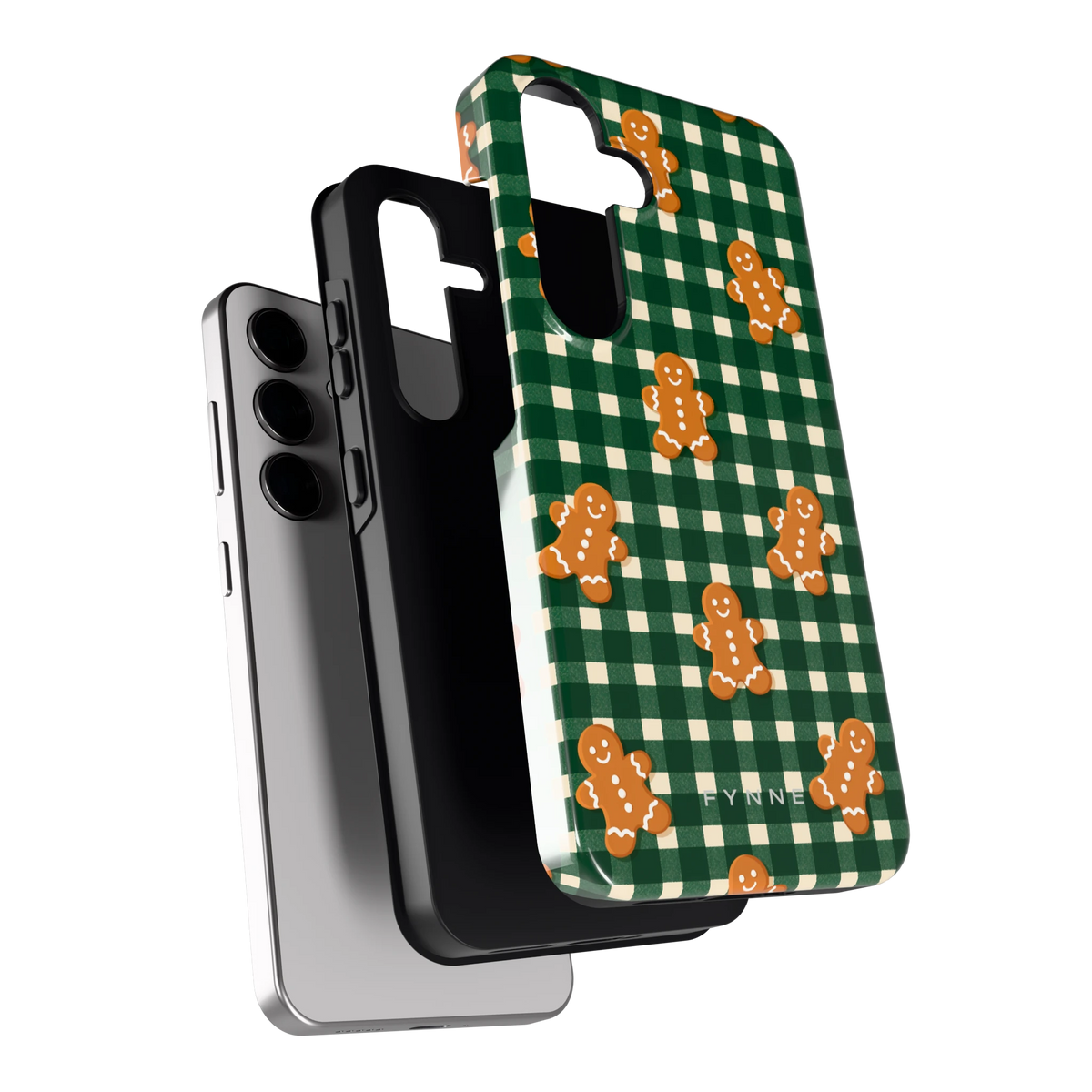 Peperkoek Ruit hoesje voor Galaxy S24, los van de telefoon