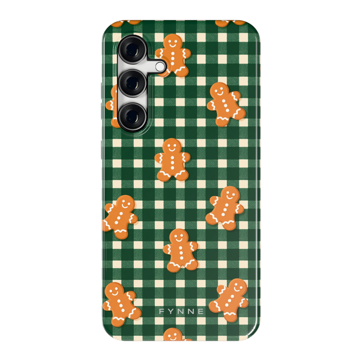 Peperkoek Ruit hoesje voor Galaxy S24 FE, achterkant