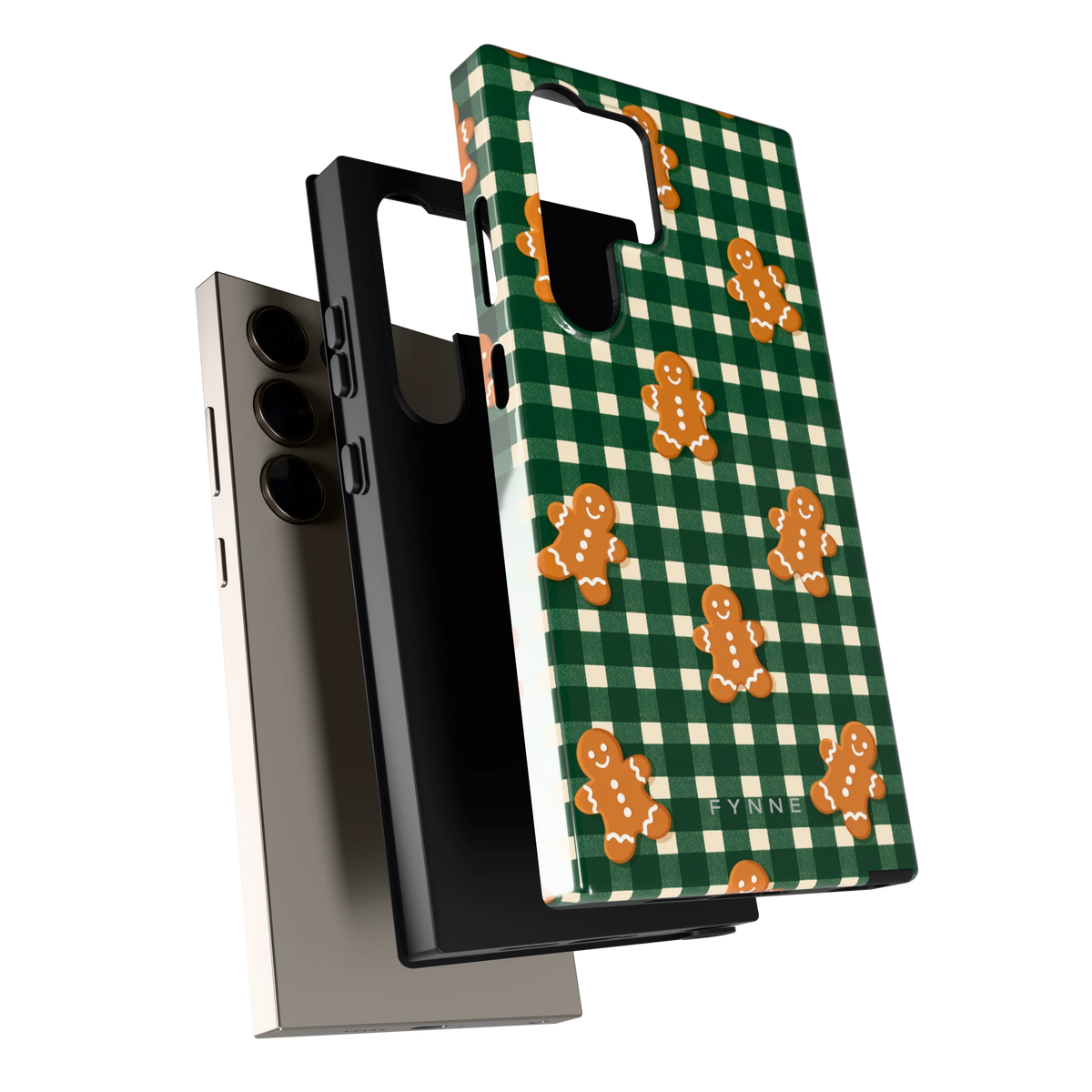 Peperkoek Ruit hoesje voor Galaxy S24 Ultra, los van de telefoon