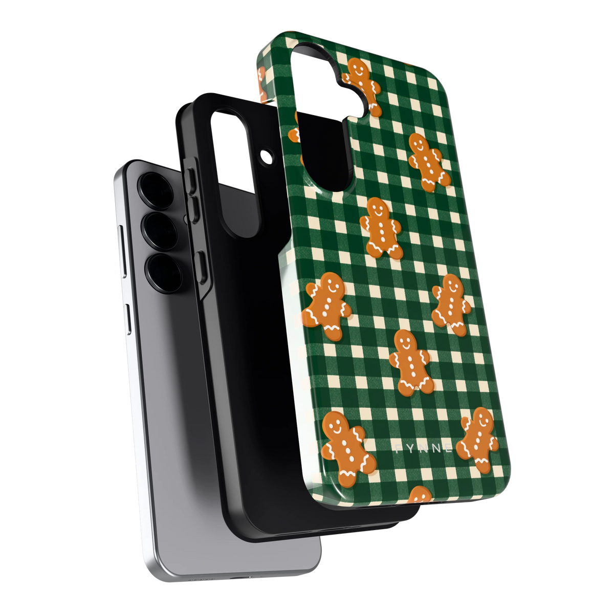 Peperkoek Ruit hoesje voor Galaxy S25, los van de telefoon