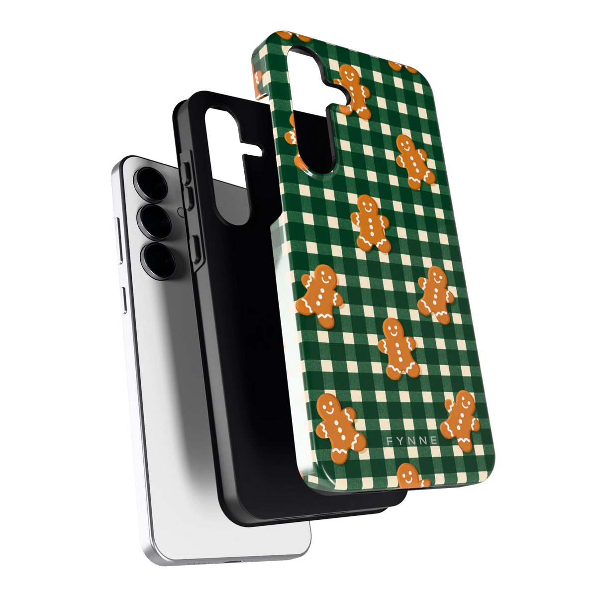 Peperkoek Ruit hoesje voor Galaxy S25 FE, los van de telefoon