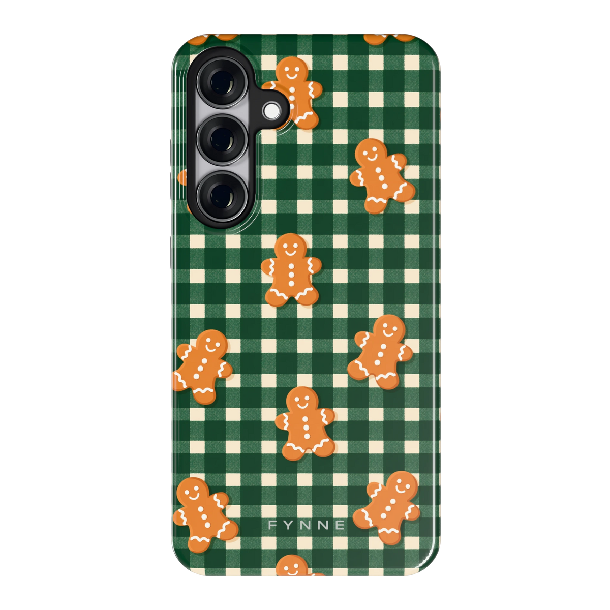 Peperkoek Ruit hoesje voor Galaxy S25+, achterkant