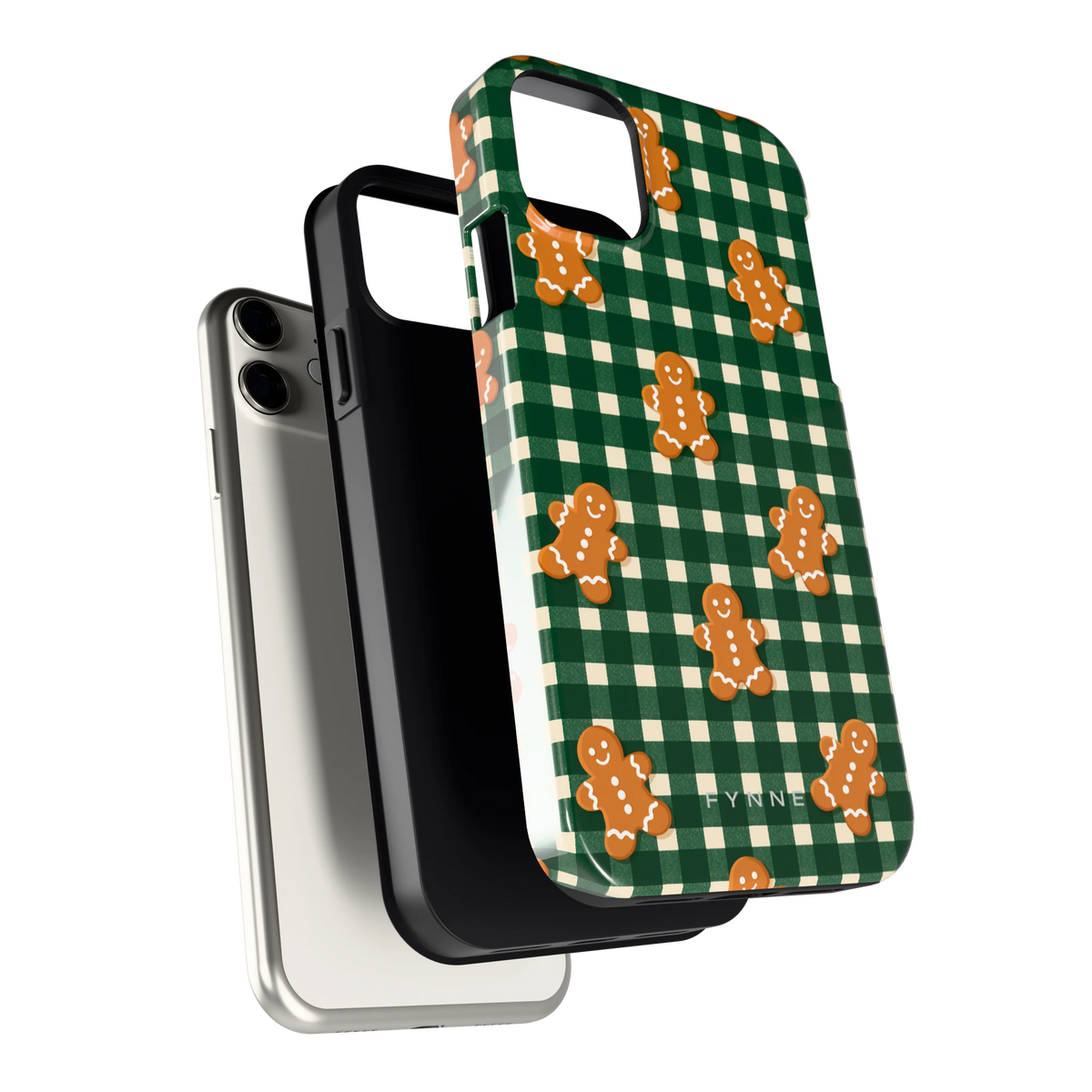 Peperkoek Ruit hoesje voor iPhone 11, los van de telefoon