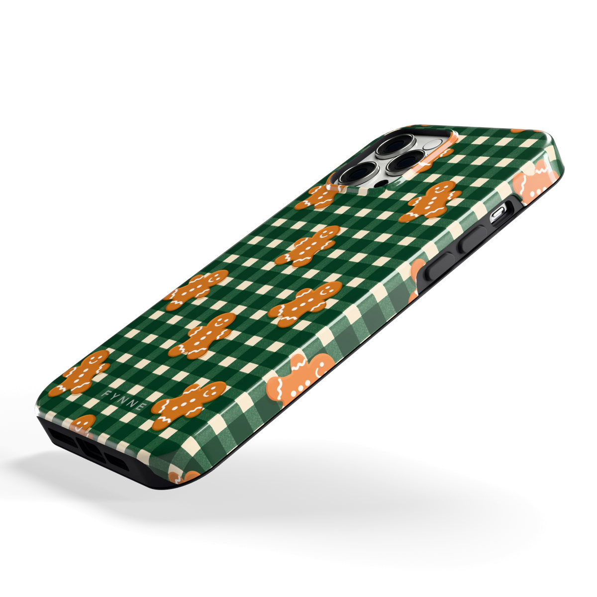 Peperkoek Ruit hoesje voor iPhone 12 Pro Max, schuin
