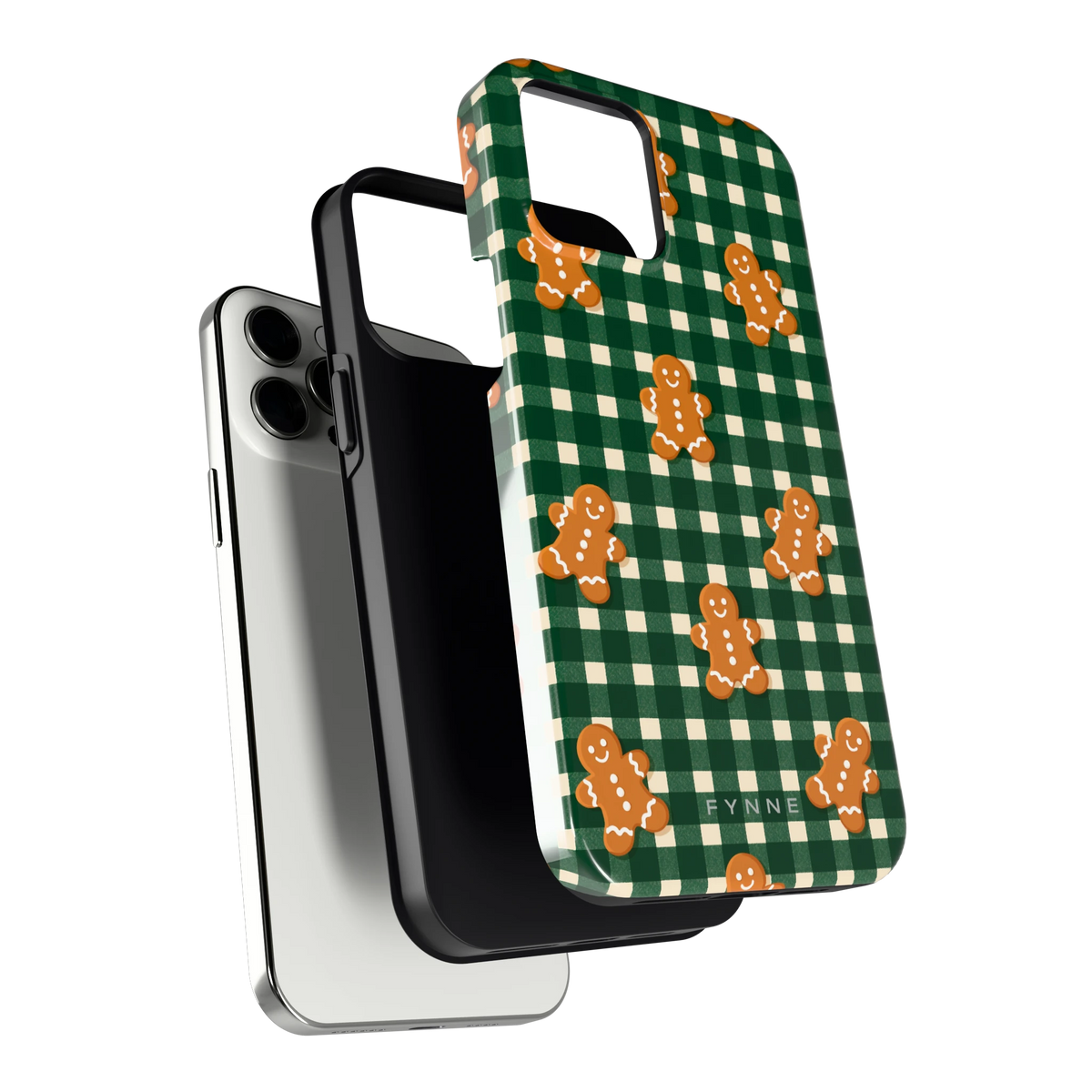 Peperkoek Ruit hoesje voor iPhone 12 Pro Max, los van de telefoon