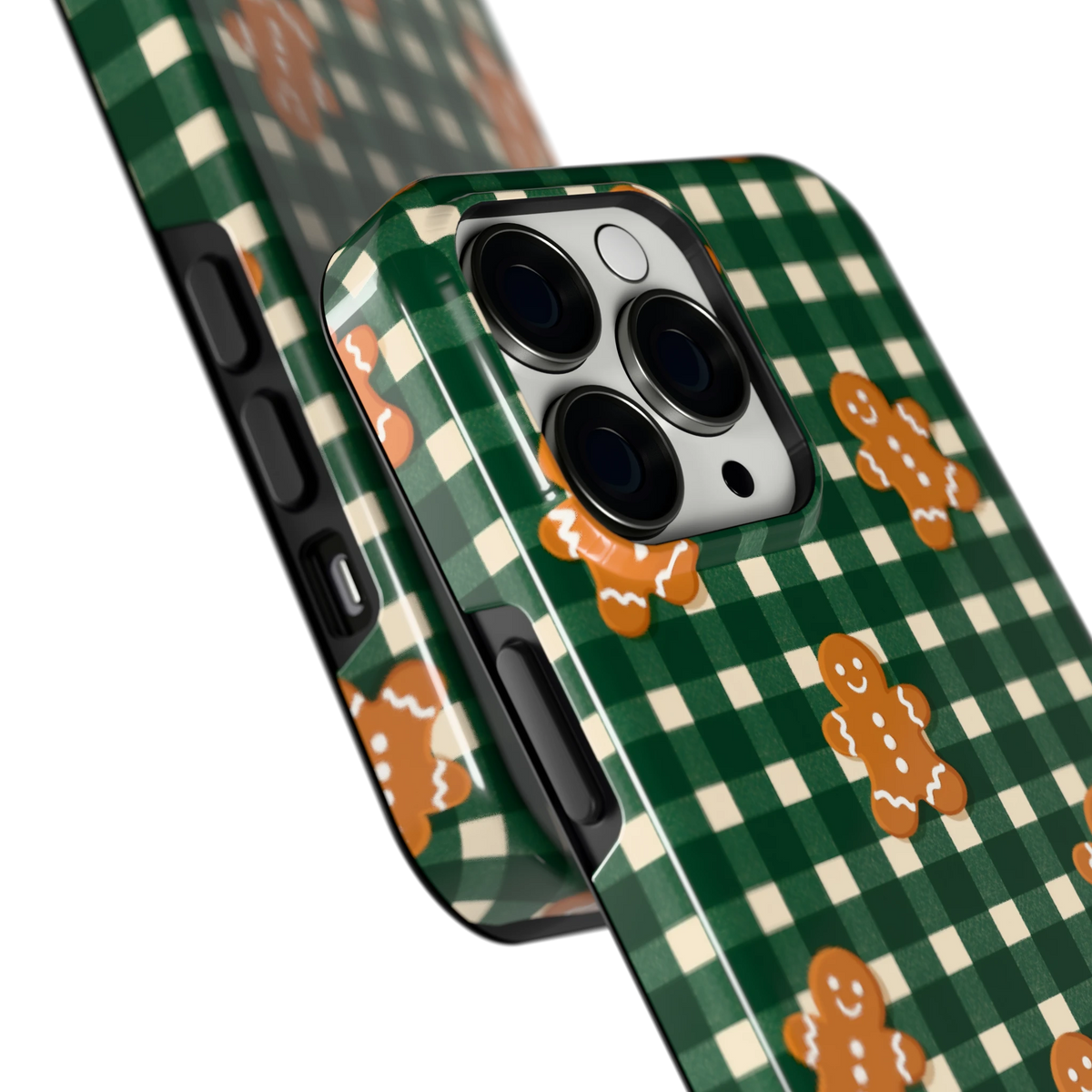 Peperkoek Ruit hoesje voor iPhone 13 Pro, close-up