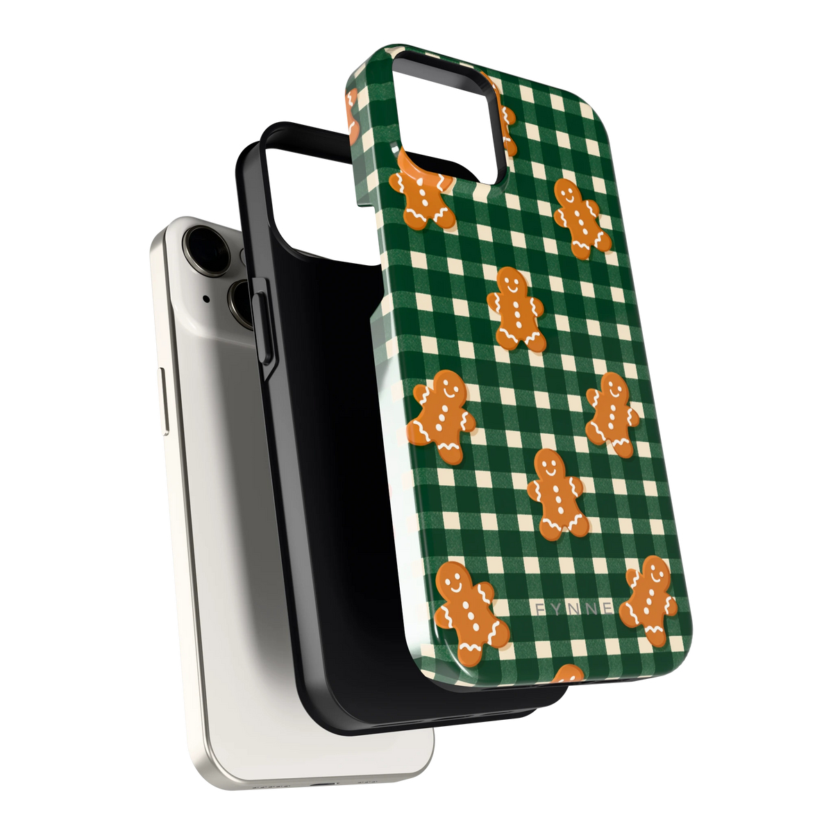 Peperkoek Ruit hoesje voor iPhone 14, los van de telefoon