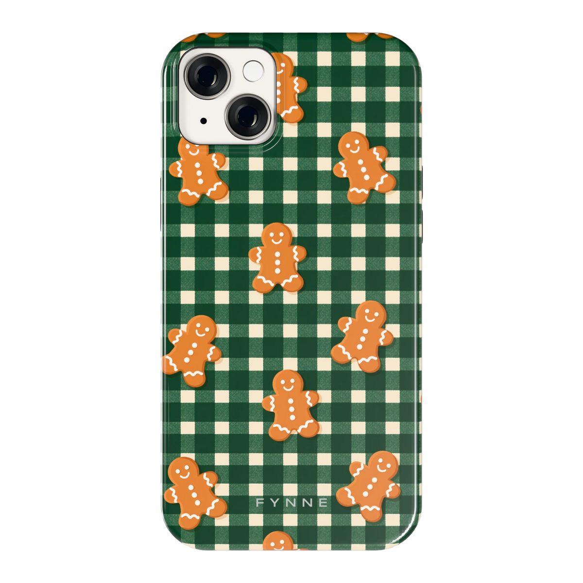 Peperkoek Ruit hoesje voor iPhone 14 Plus, achterkant
