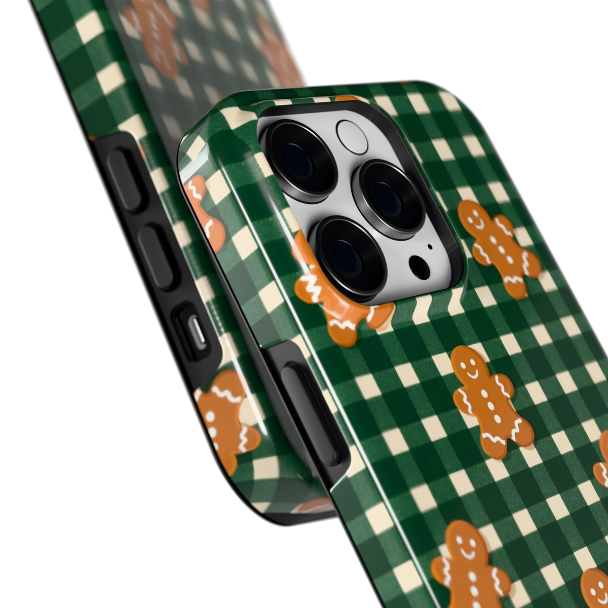 Peperkoek Ruit hoesje voor iPhone 14 Pro, close-up