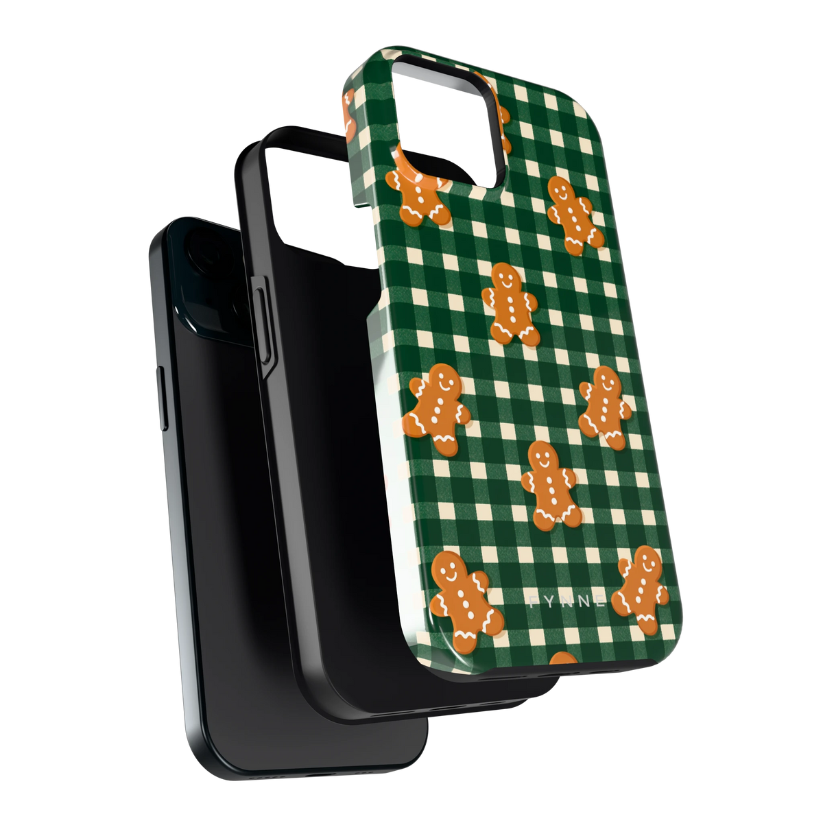 Peperkoek Ruit hoesje voor iPhone 15, los van de telefoon