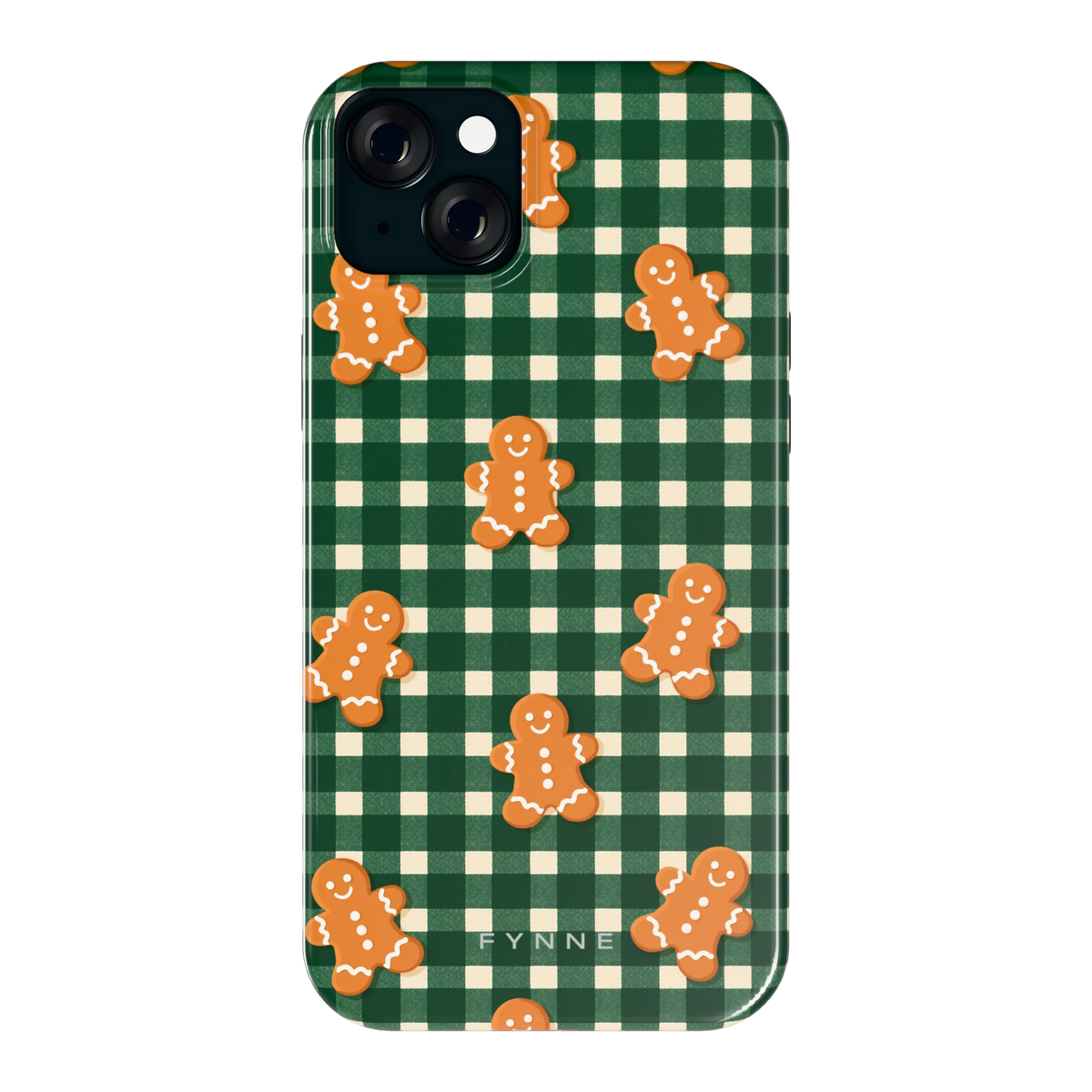 Peperkoek Ruit hoesje voor iPhone 15 Plus, achterkant