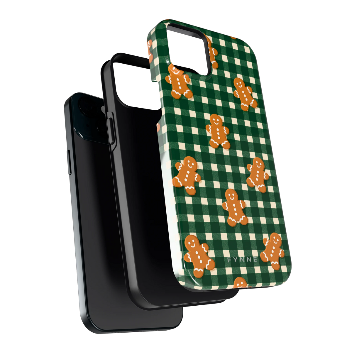 Peperkoek Ruit hoesje voor iPhone 15 Plus, los van de telefoon