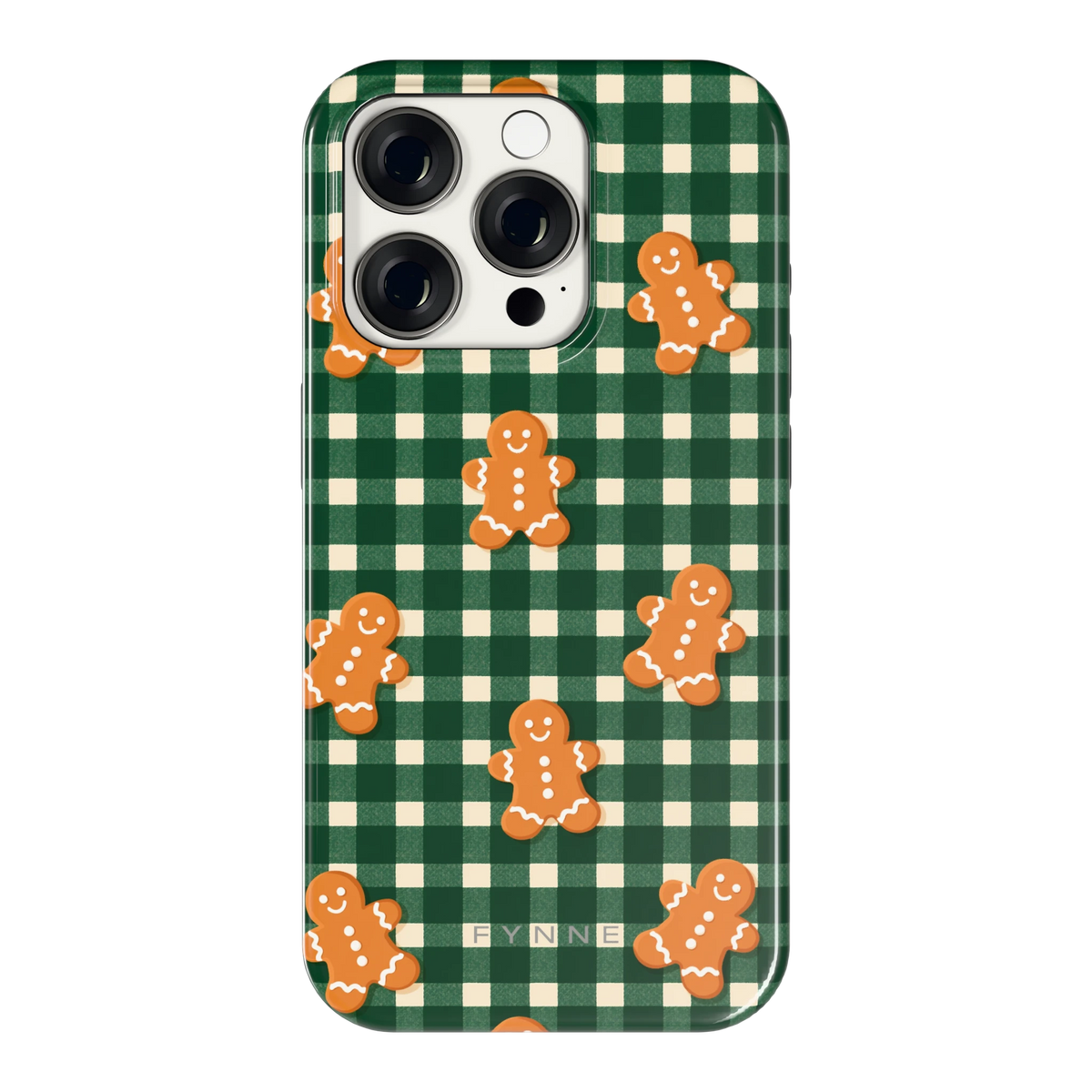 Peperkoek Ruit hoesje voor iPhone 15 Pro, achterkant