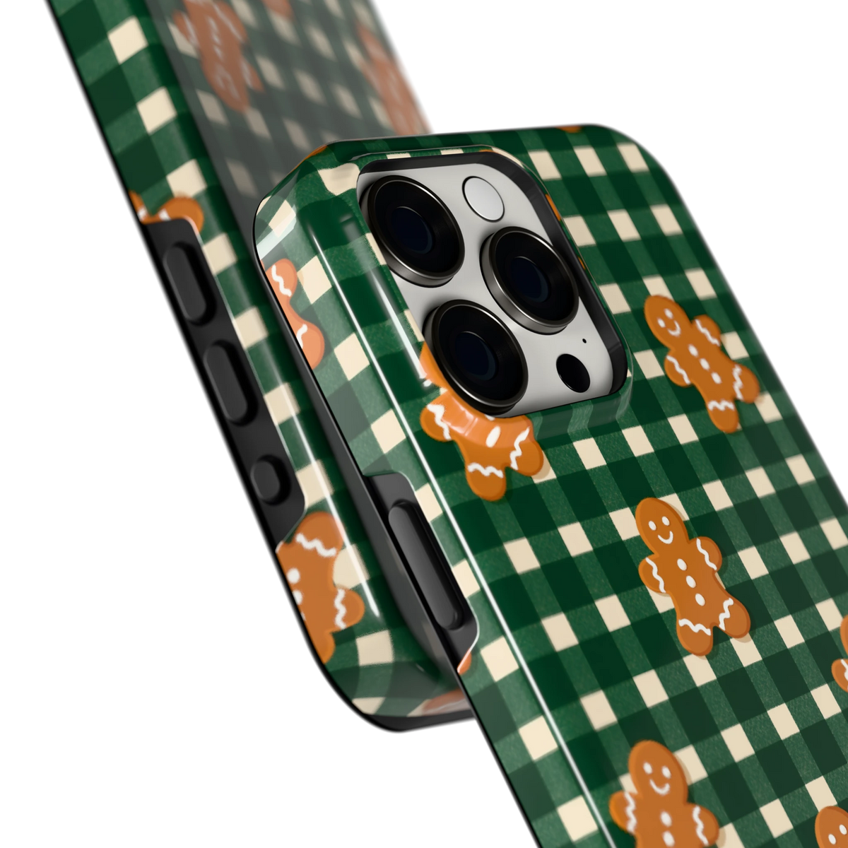 Peperkoek Ruit hoesje voor iPhone 15 Pro Max, close-up