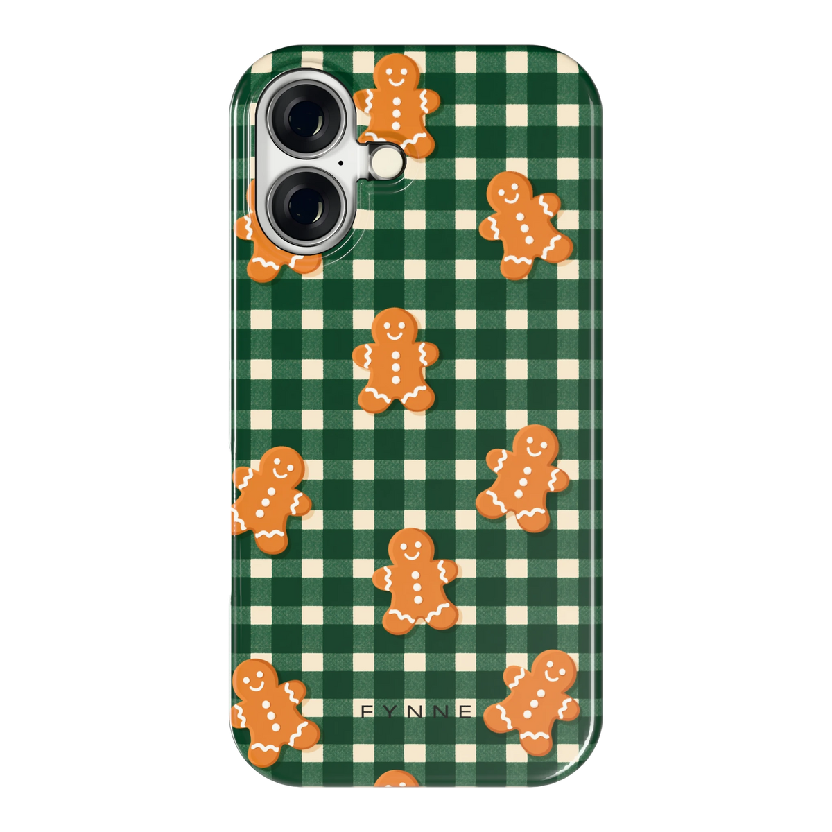 Peperkoek Ruit hoesje voor iPhone 16, achterkant