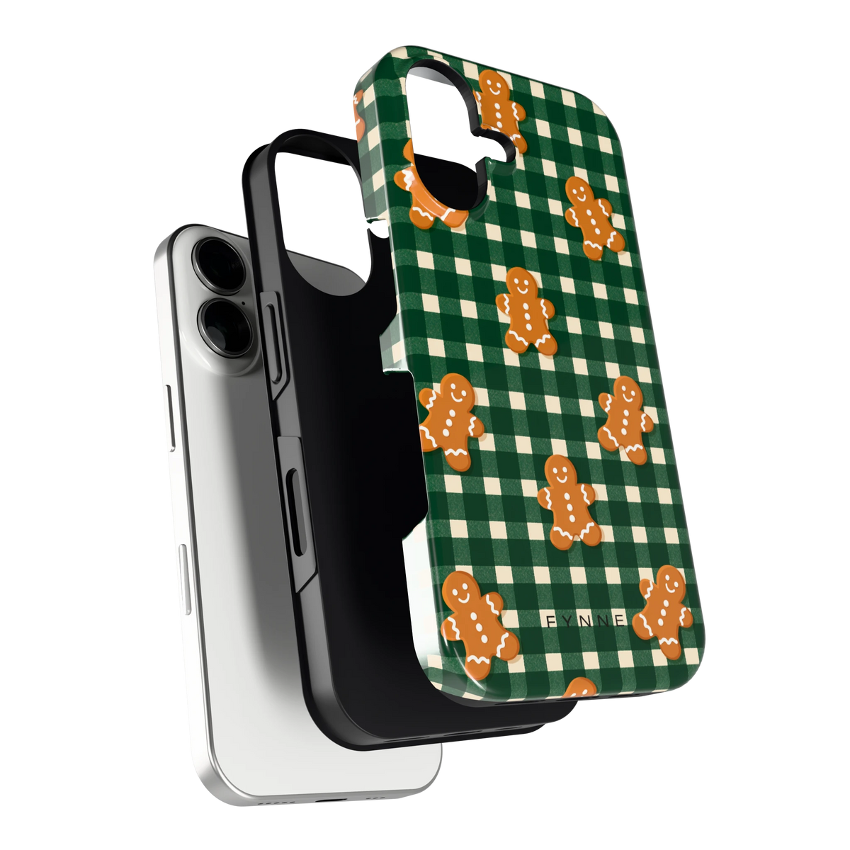 Peperkoek Ruit hoesje voor iPhone 16, los van de telefoon