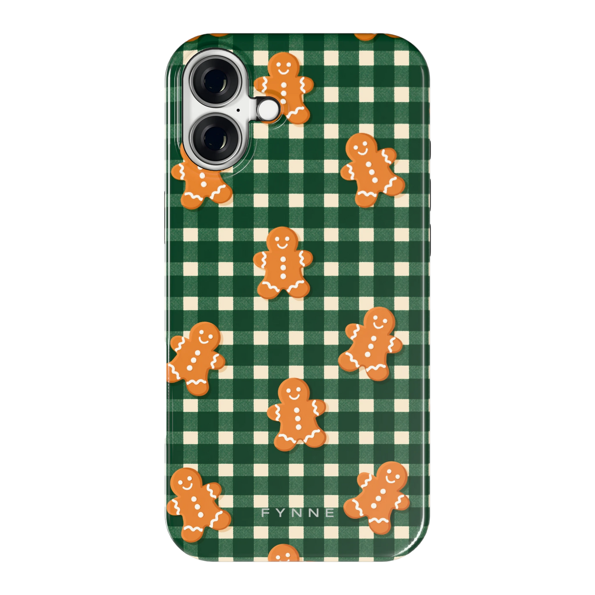 Peperkoek Ruit hoesje voor iPhone 16 Plus, achterkant