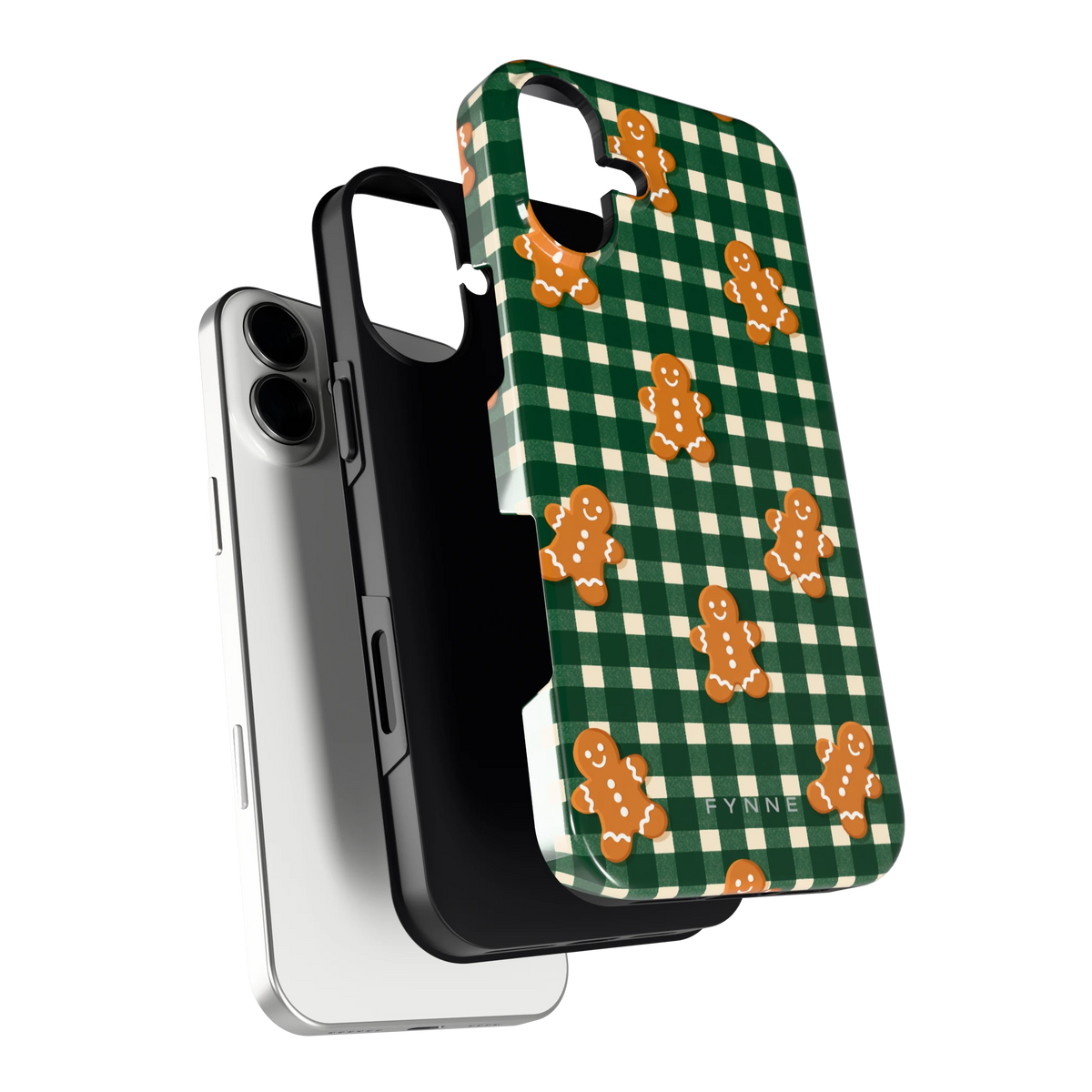 Peperkoek Ruit hoesje voor iPhone 16 Plus, los van de telefoon